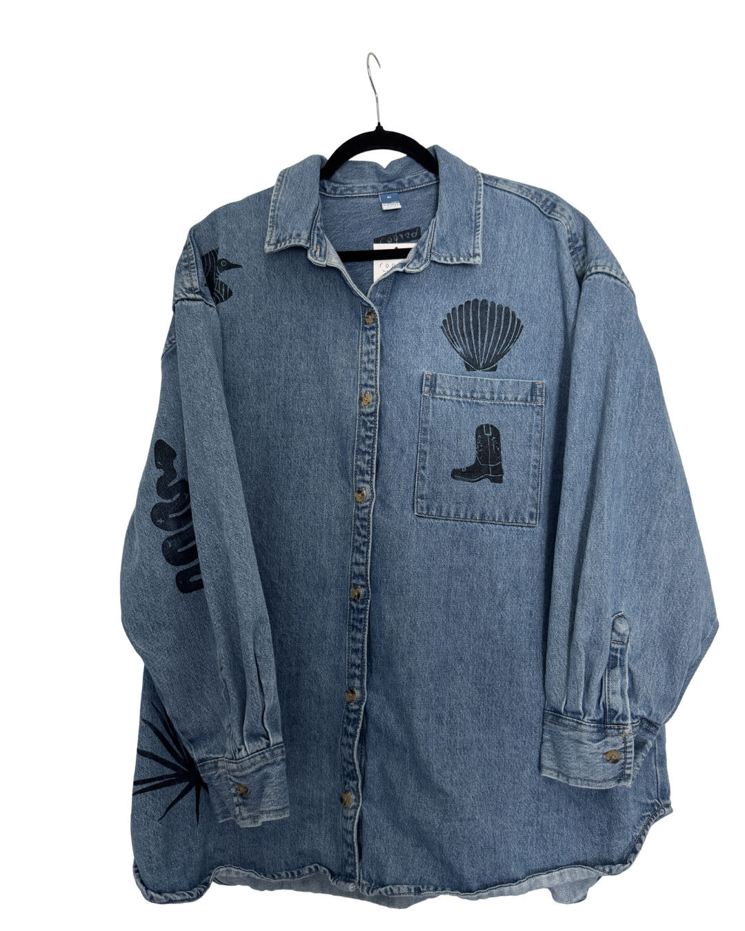 Out West Denim Button Down