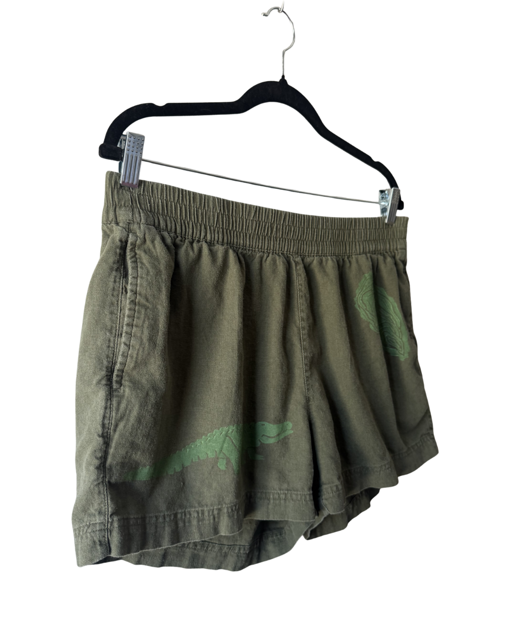 Alligator Linen Shorts