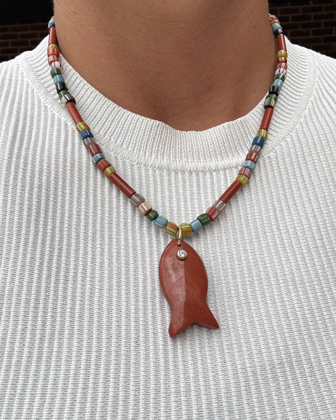 Rainbow Trout Necklace