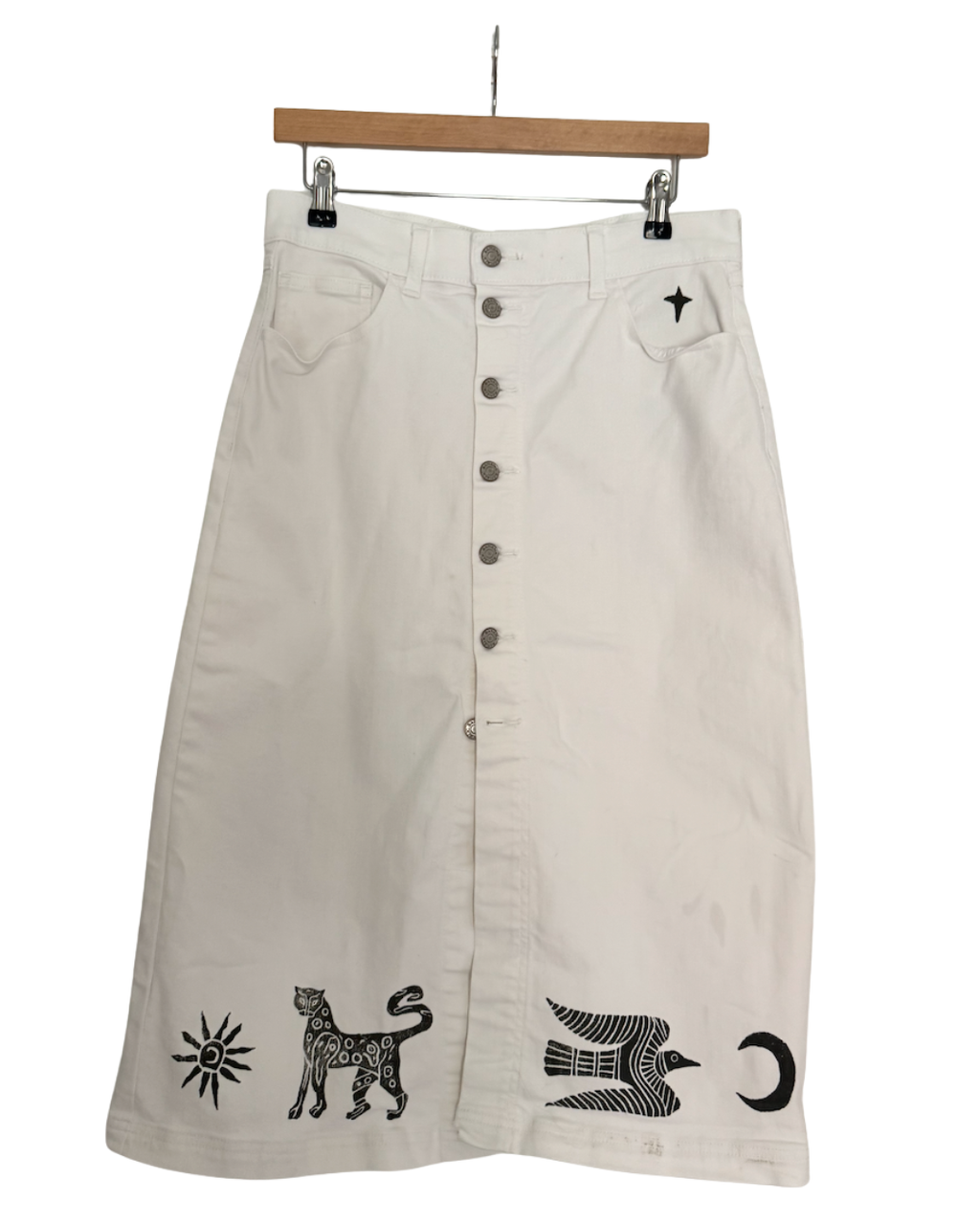 The Egyptian Denim Skirt