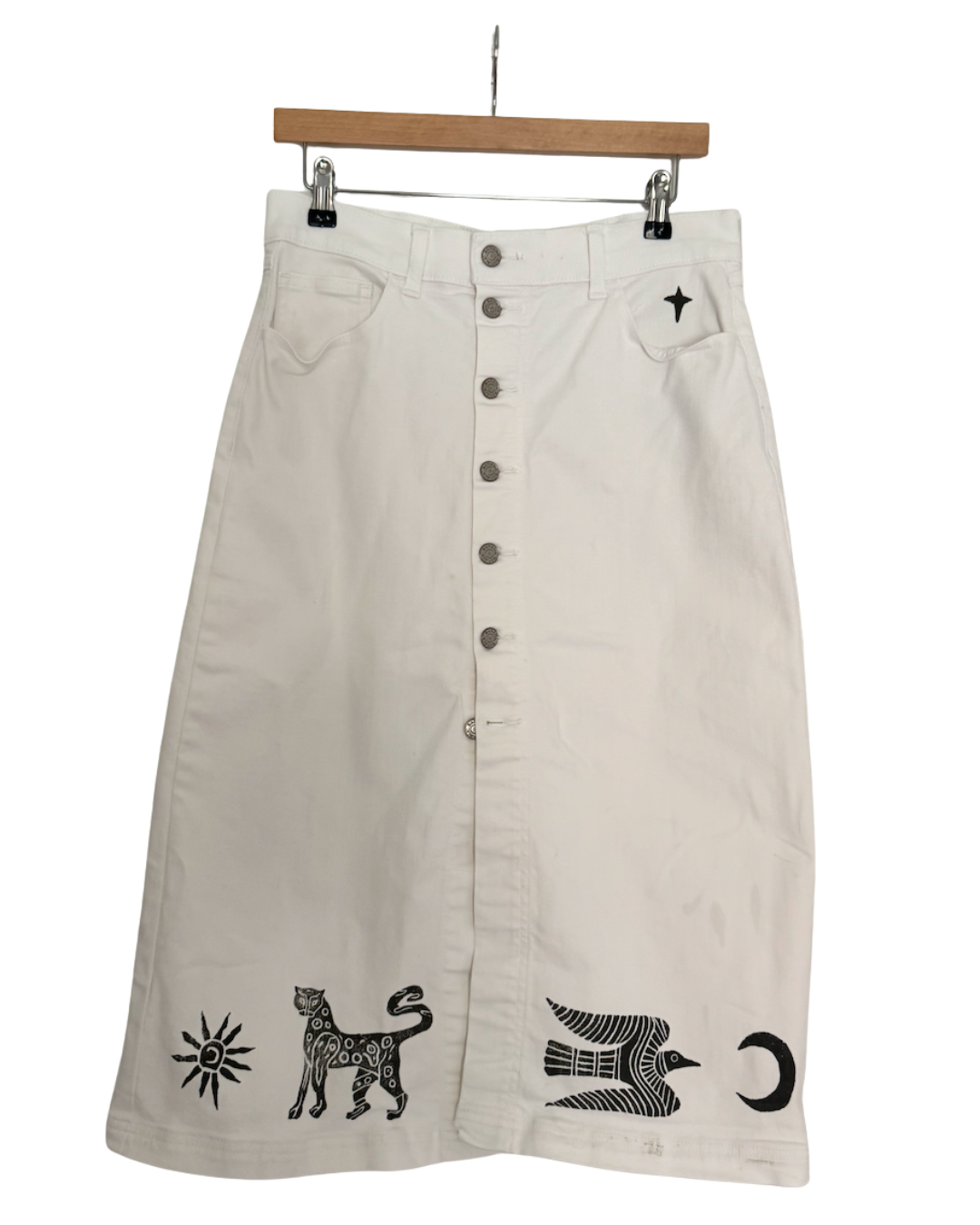 The Egyptian Denim Skirt