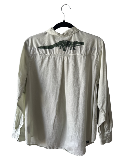 Alligator Crossing Button Down