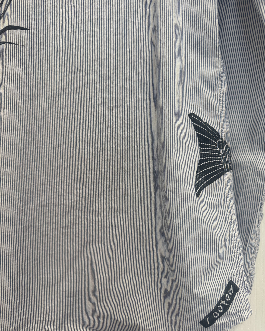 Striped Redfish Button Down
