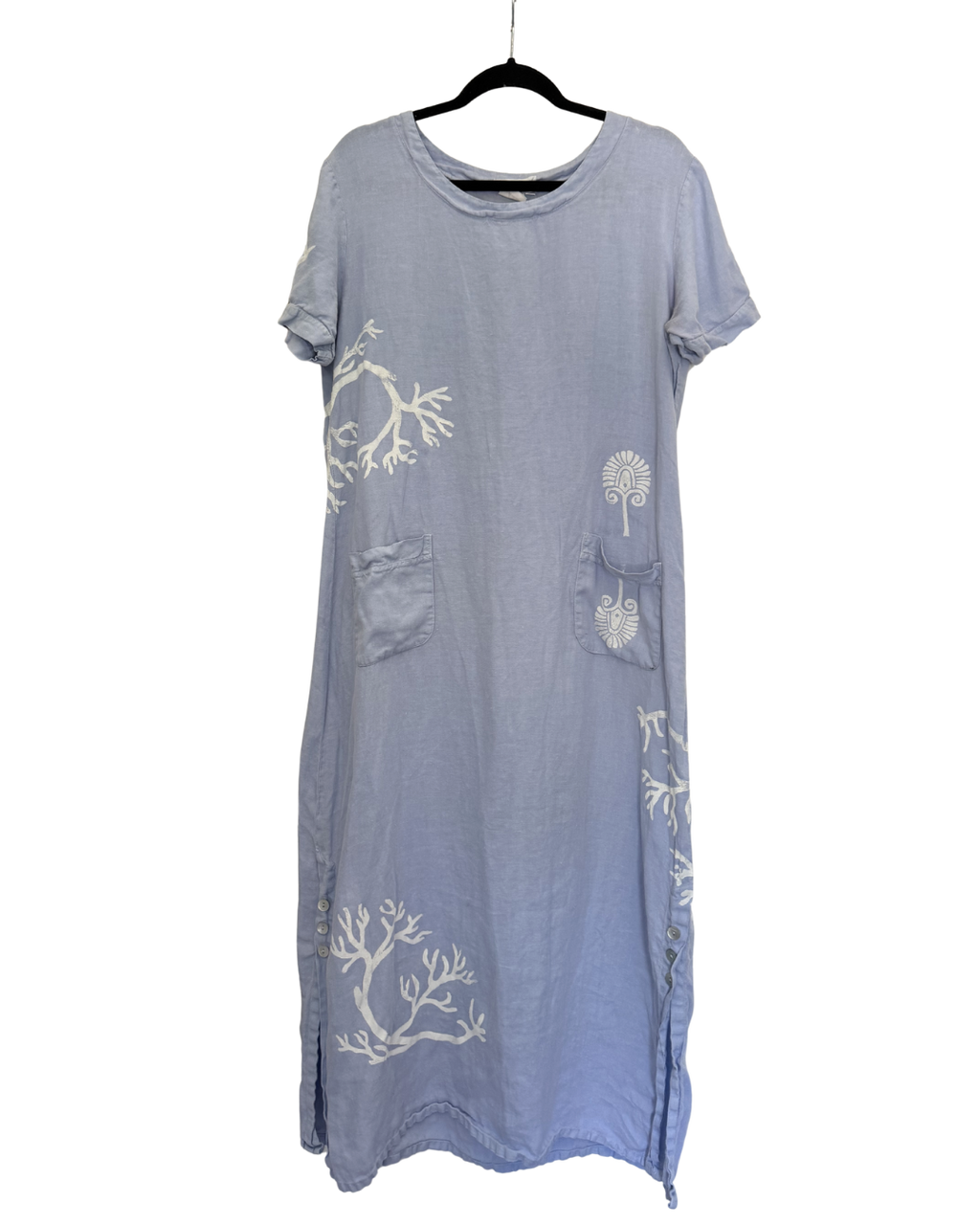 Blue Coral Reef Maxi Dress