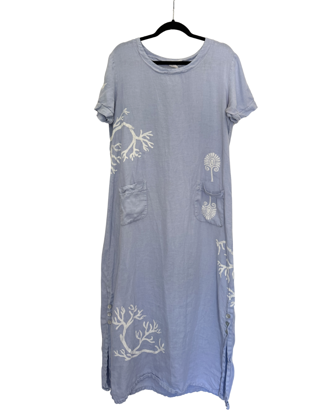 Blue Coral Reef Maxi Dress