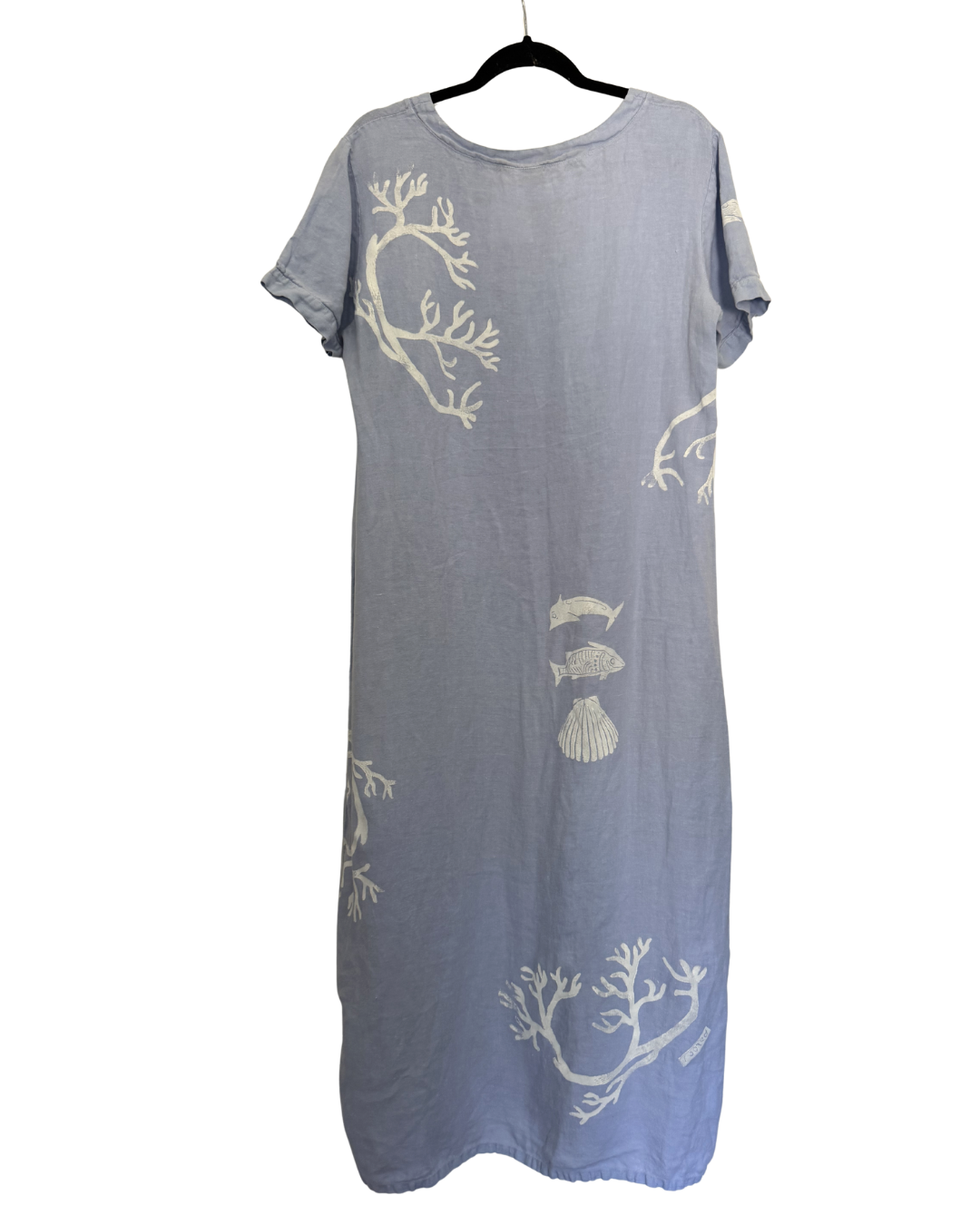 Blue Coral Reef Maxi Dress