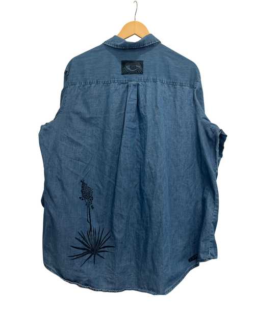 Boot Scootin' Denim Button Down