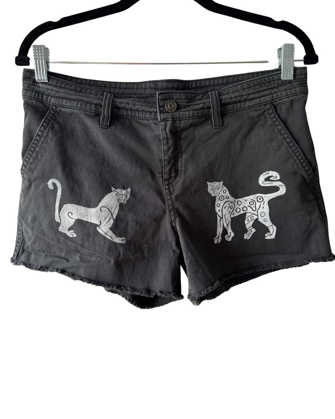 The Egyptian Series: Washed Grey Shorts