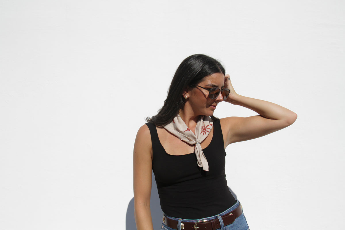 Natural Bandana: Wildflower Rising