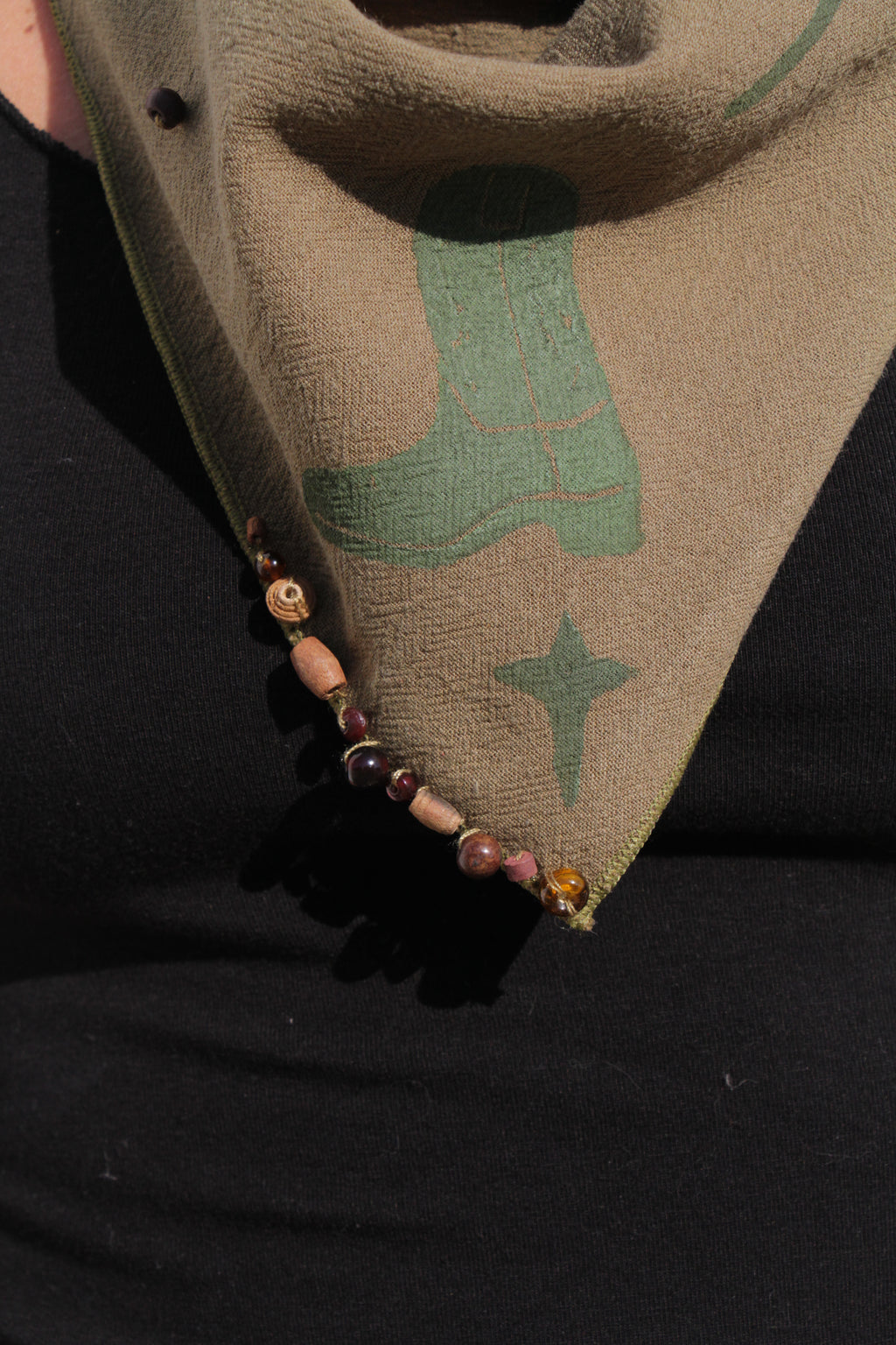 Moss Green Bandana: Cowboy Collective