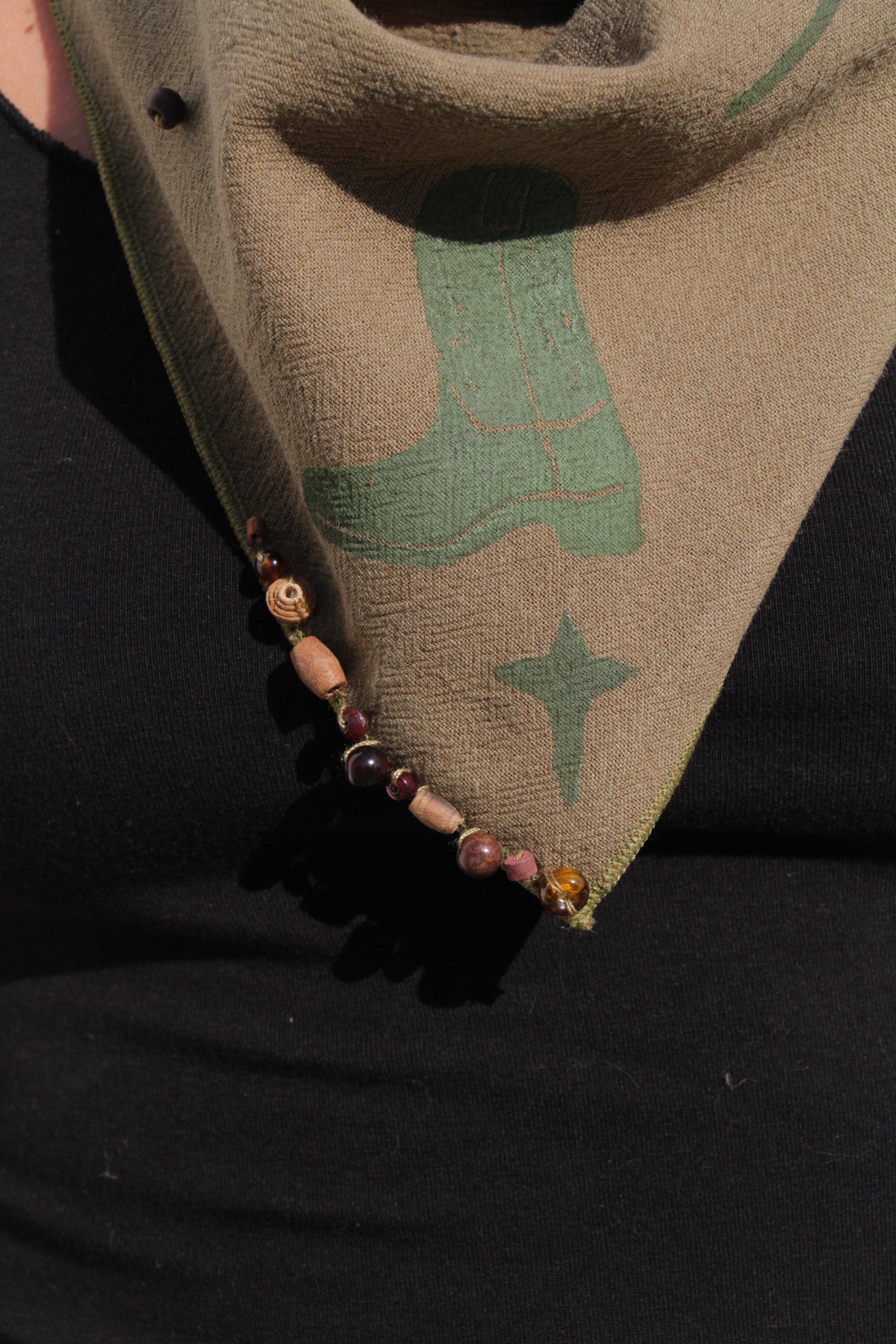 Moss Green Bandana: Cowboy Collective