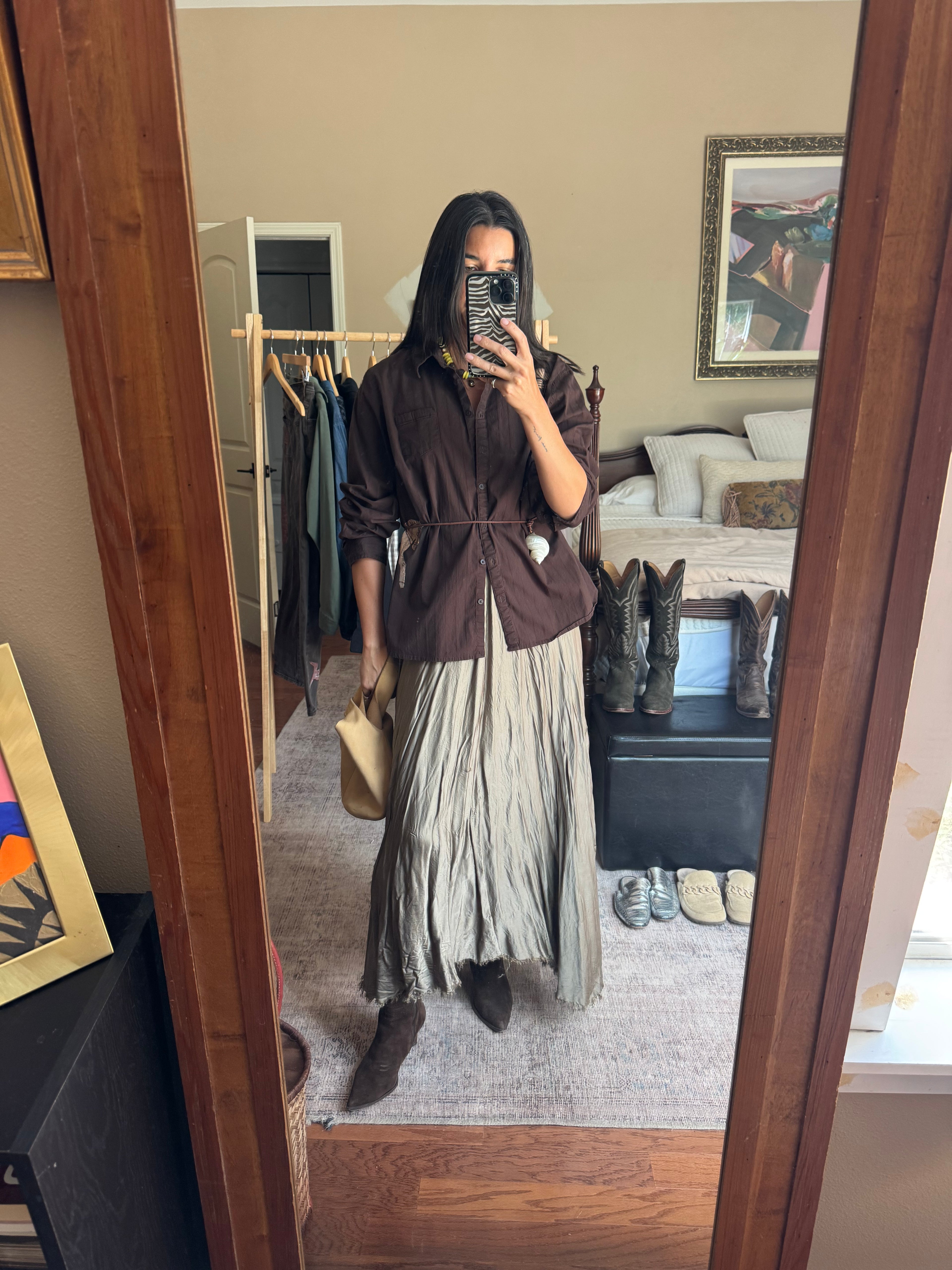 Brown Sands Button Down