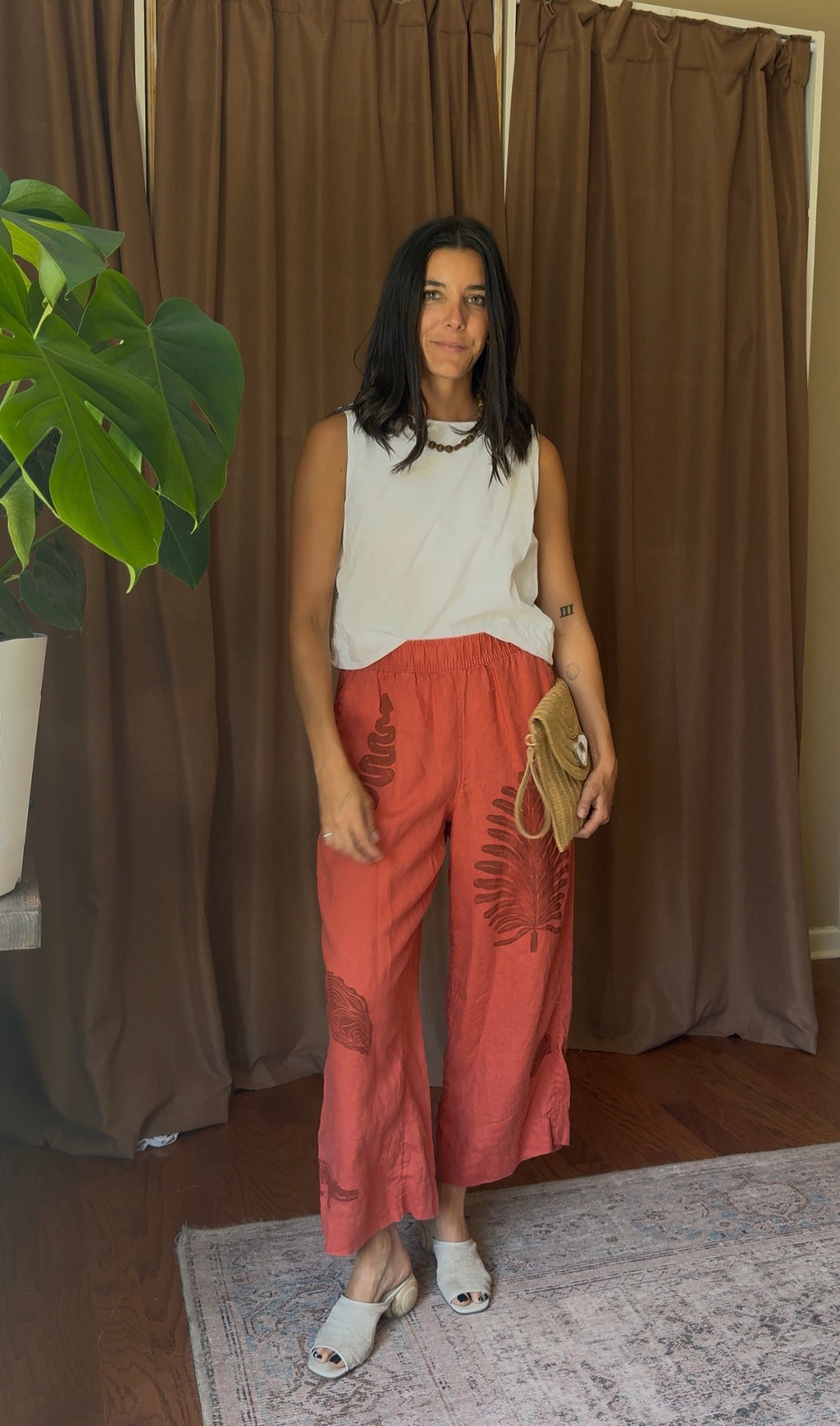 Terracotta Coastal Pants