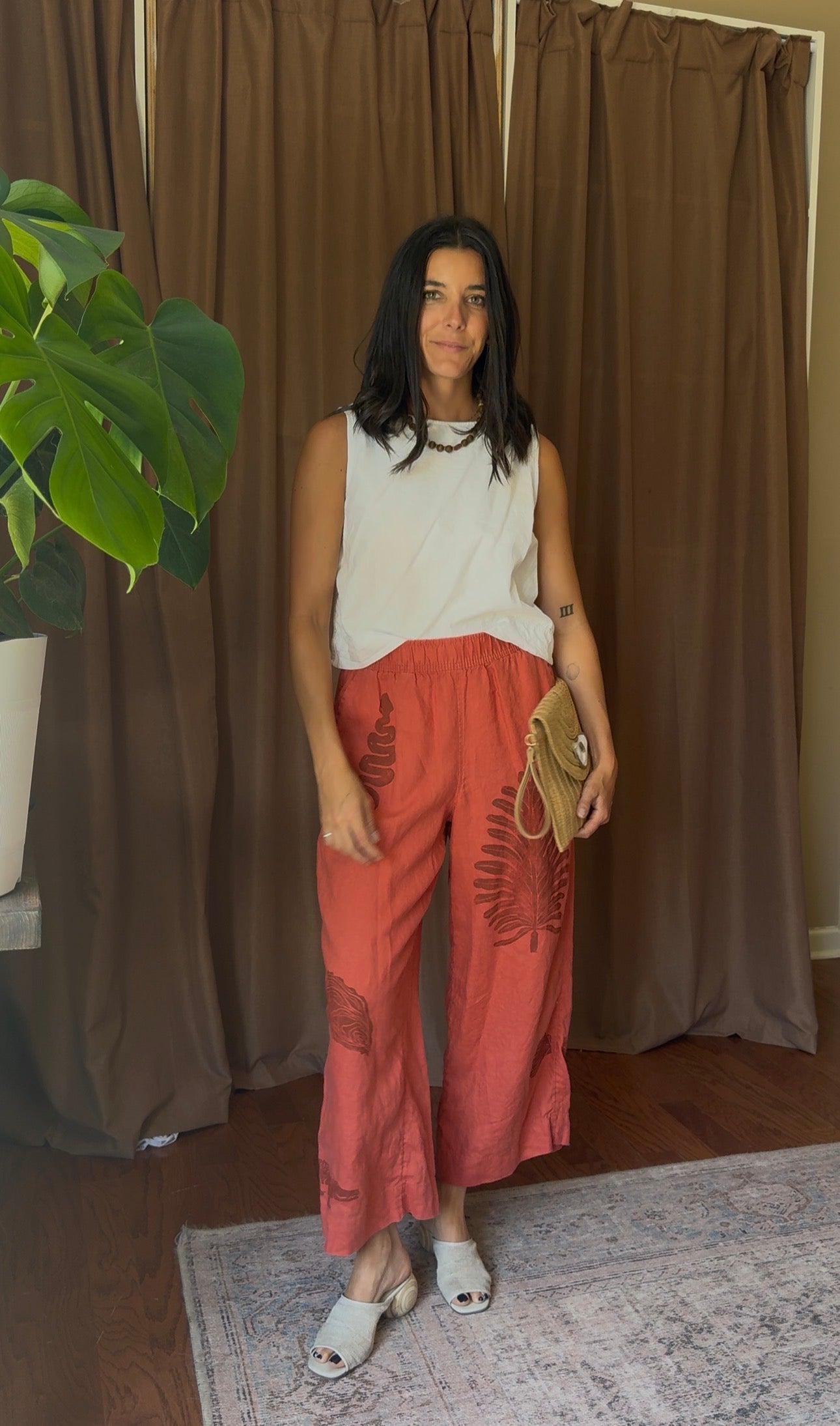 Terracotta Coastal Pants