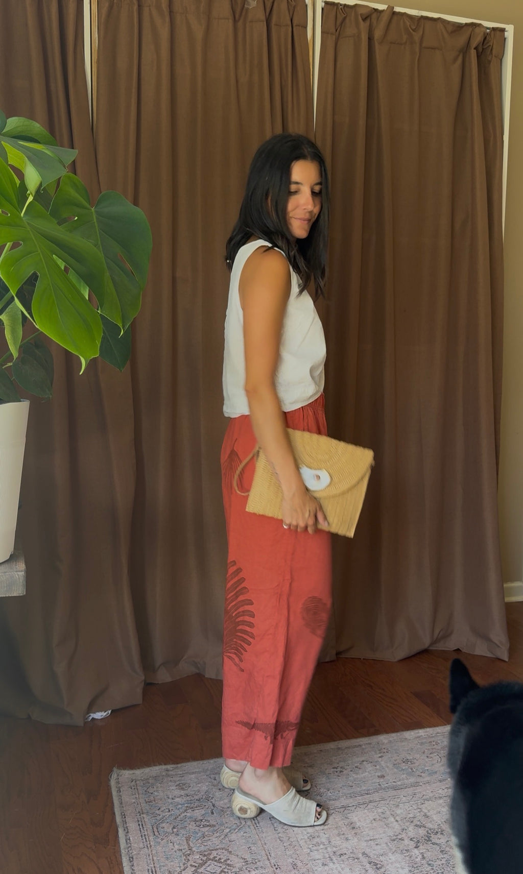 Terracotta Coastal Pants
