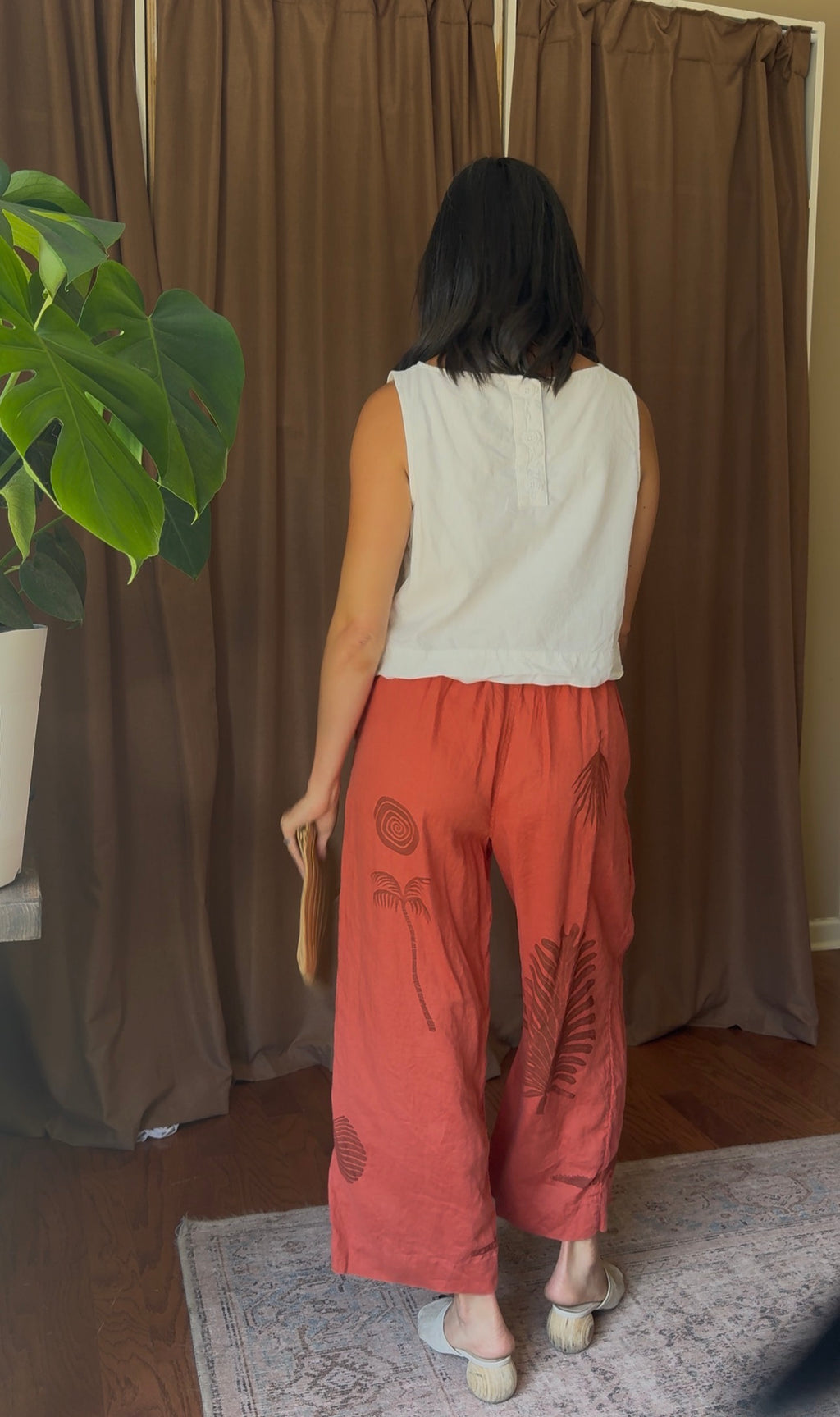 Terracotta Coastal Pants