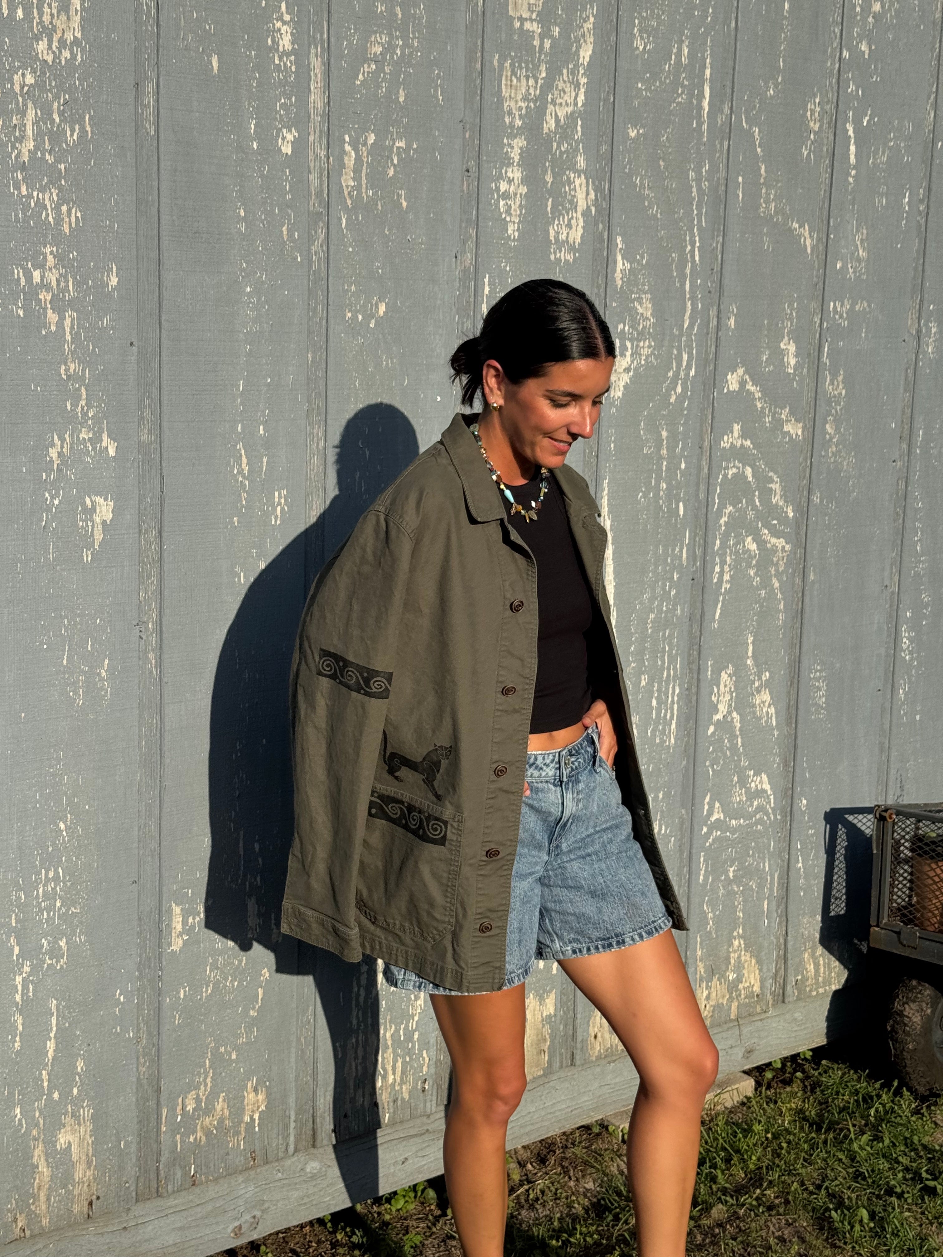 The Egyptian Series: Army Green Jacket