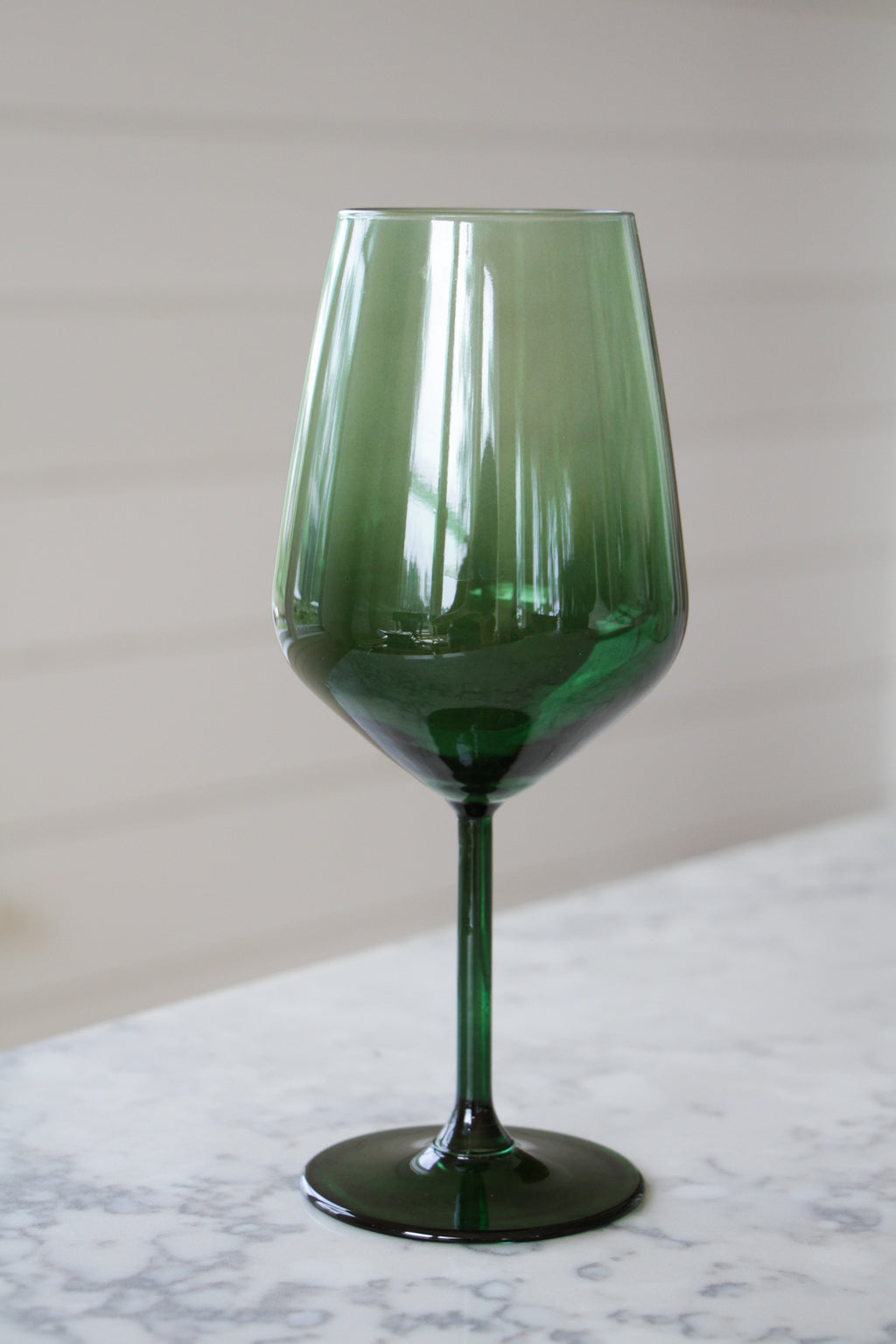 Green Wine Glasses