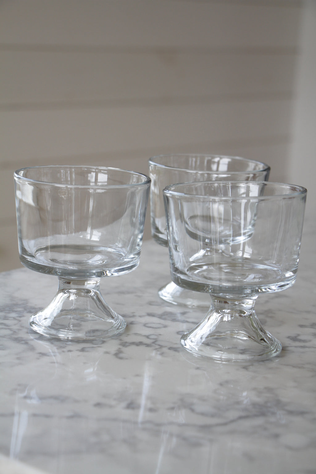 Clear Dessert Footed Glass