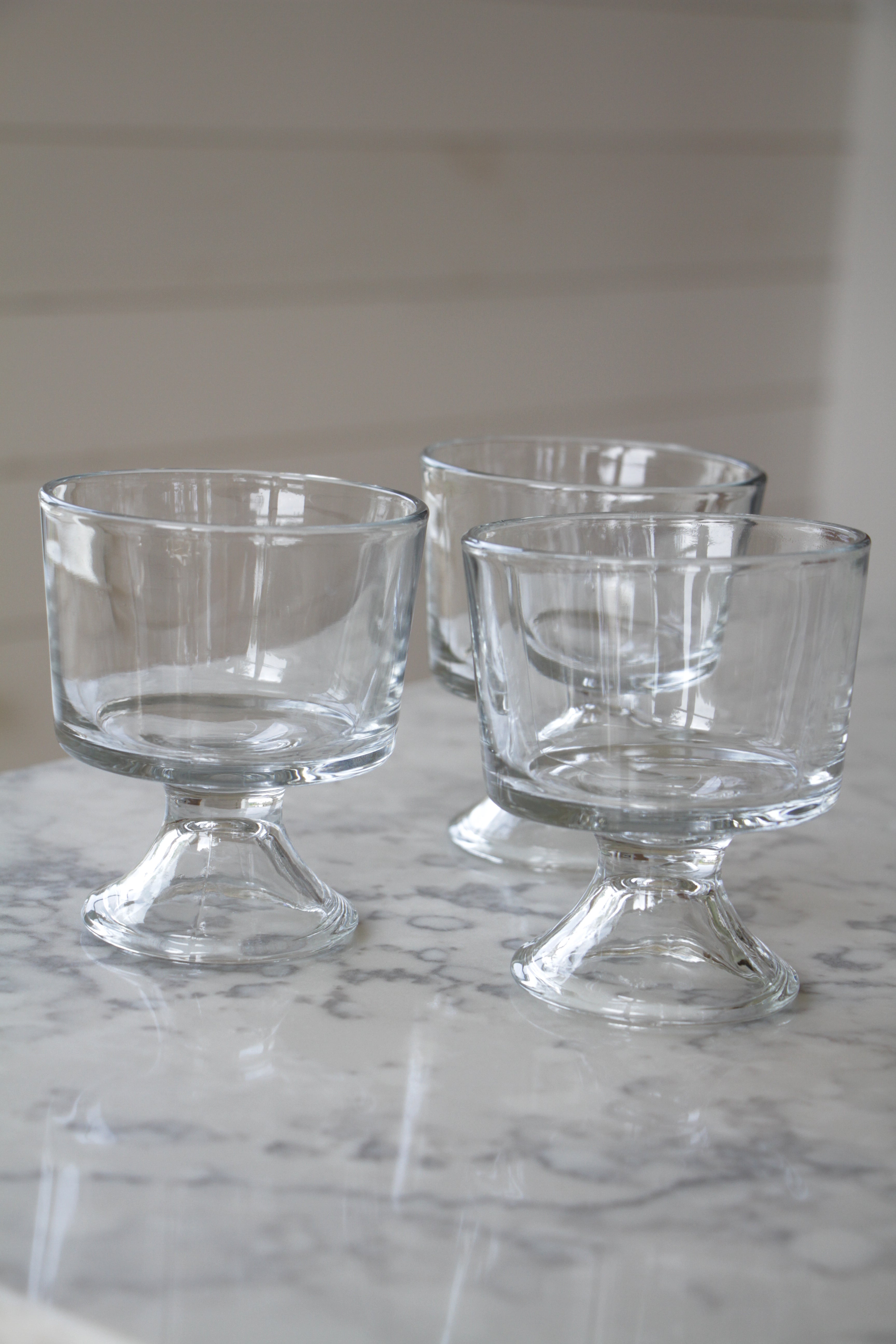 Clear Dessert Footed Glass