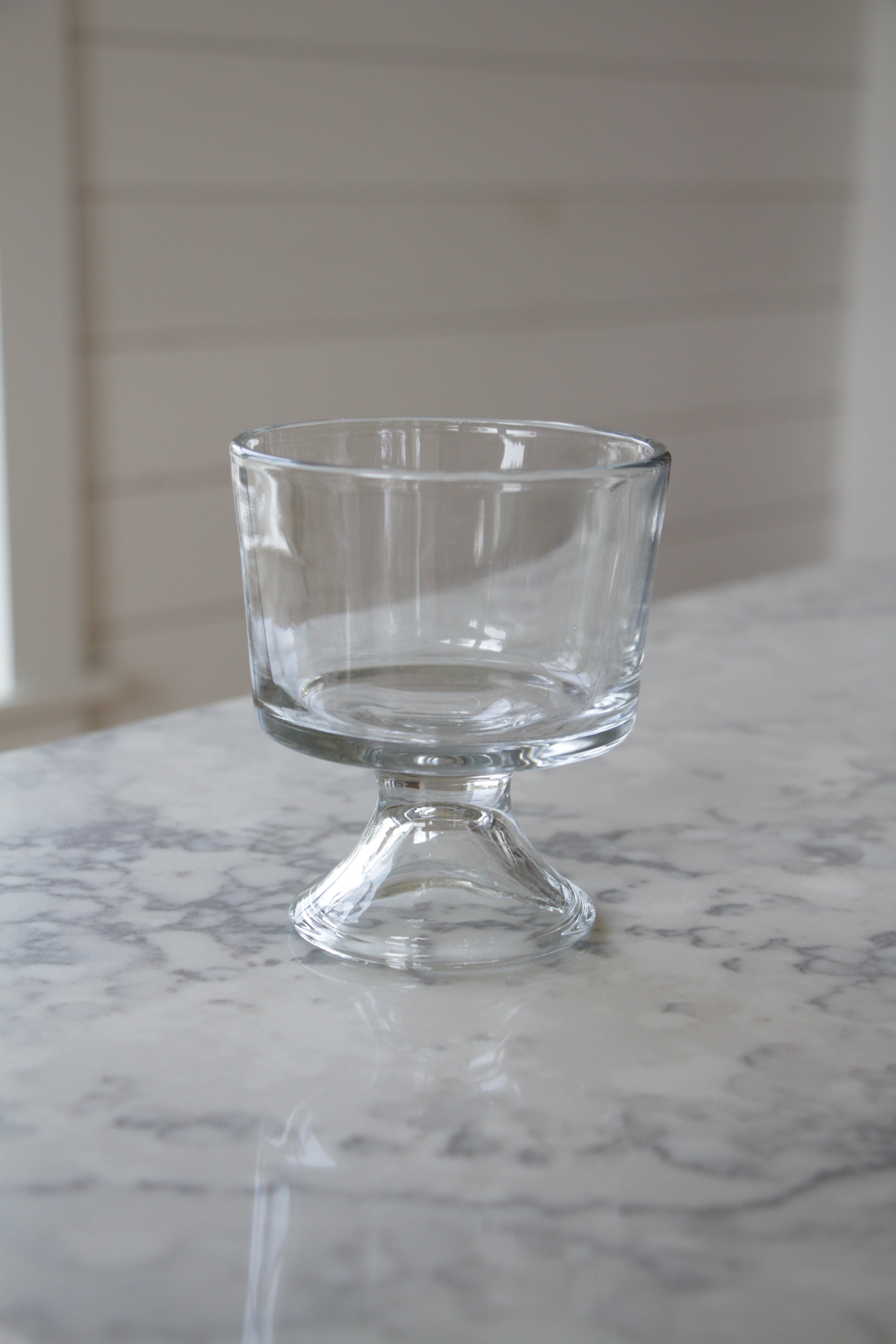 Clear Dessert Footed Glass