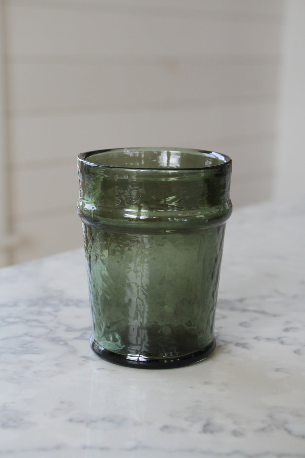 Hammered Green Glasses