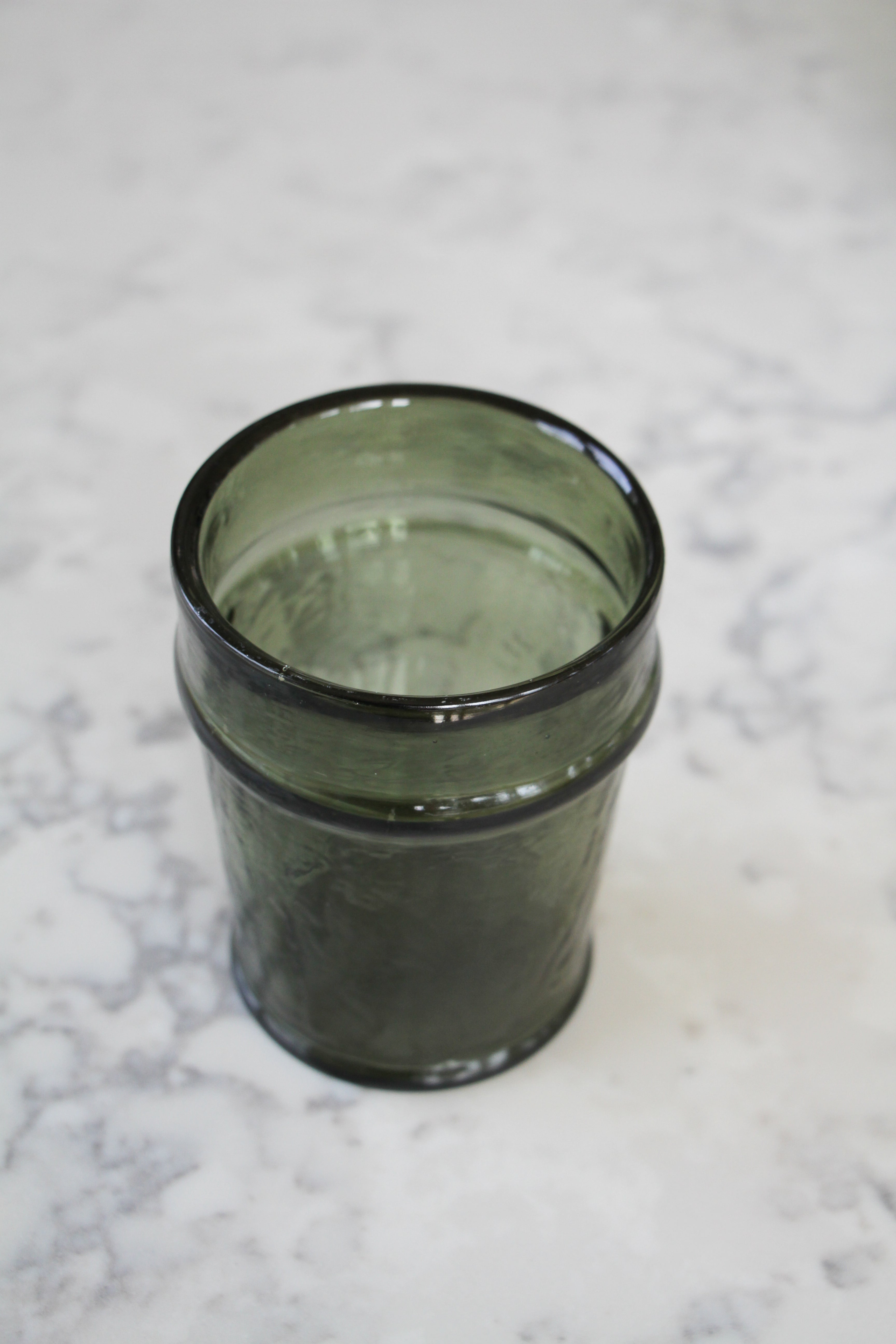 Hammered Green Glasses