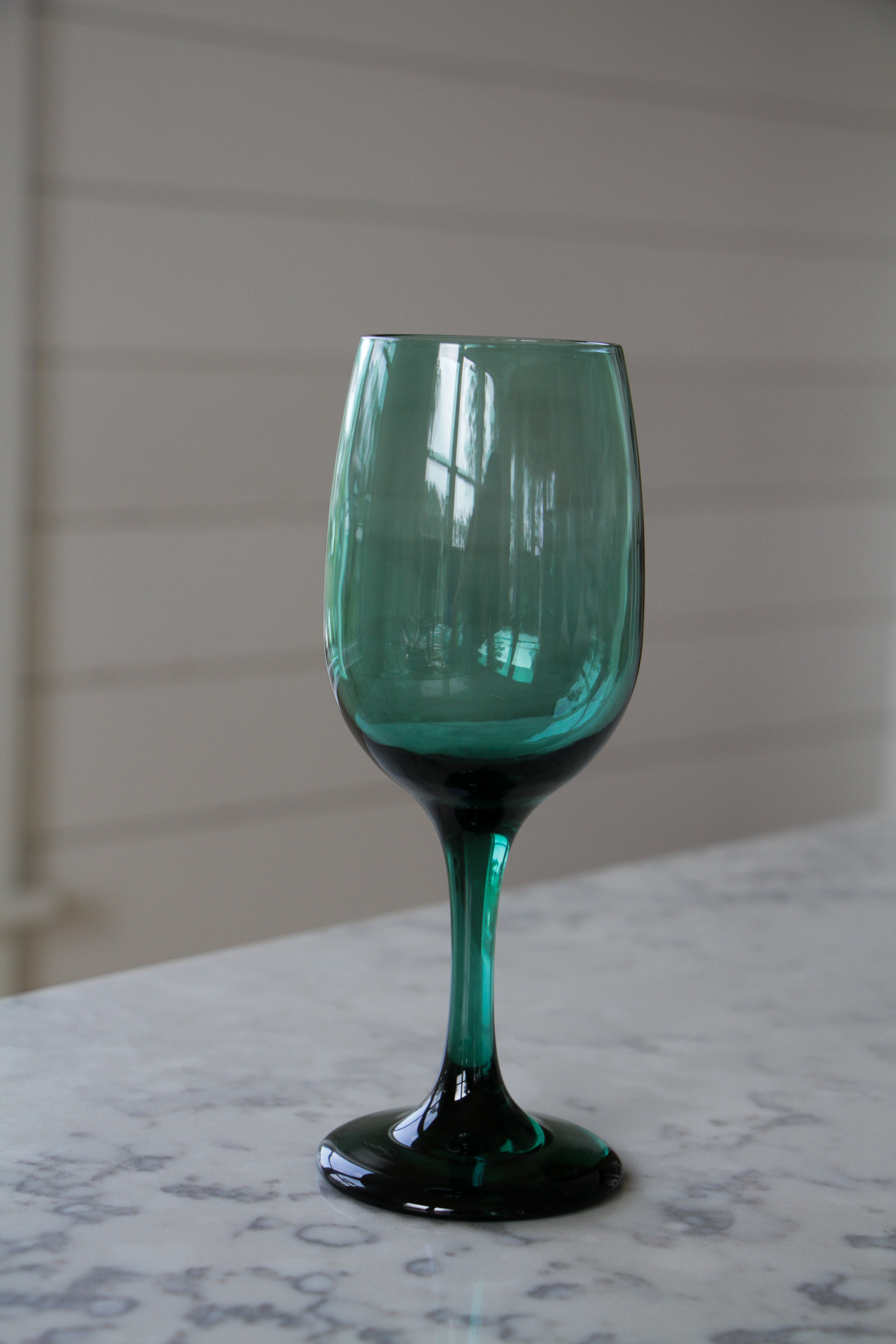Short Green Wine Glasses