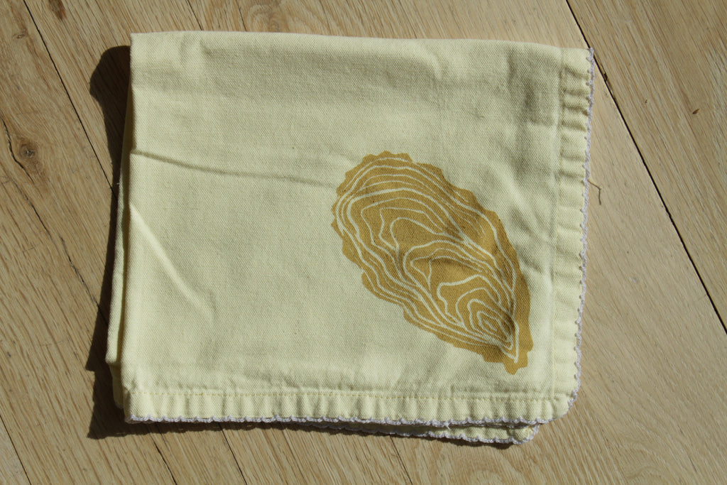 Yellow Oyster Cloth Napkins