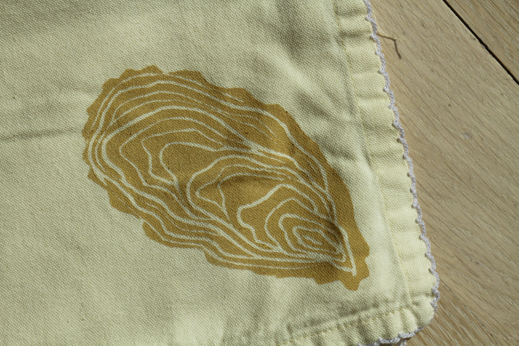 Yellow Oyster Cloth Napkins