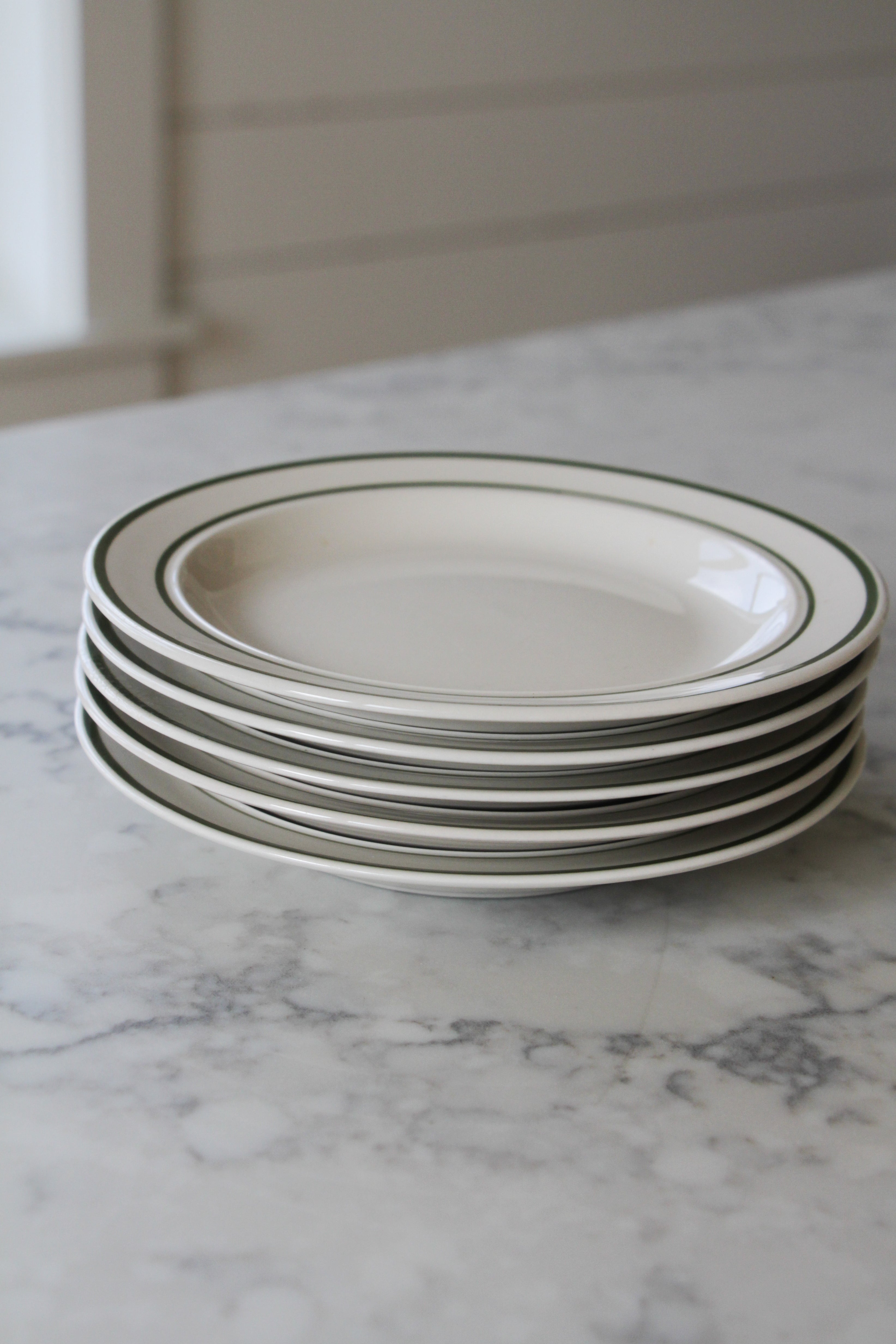 Rimmed Salad Plates