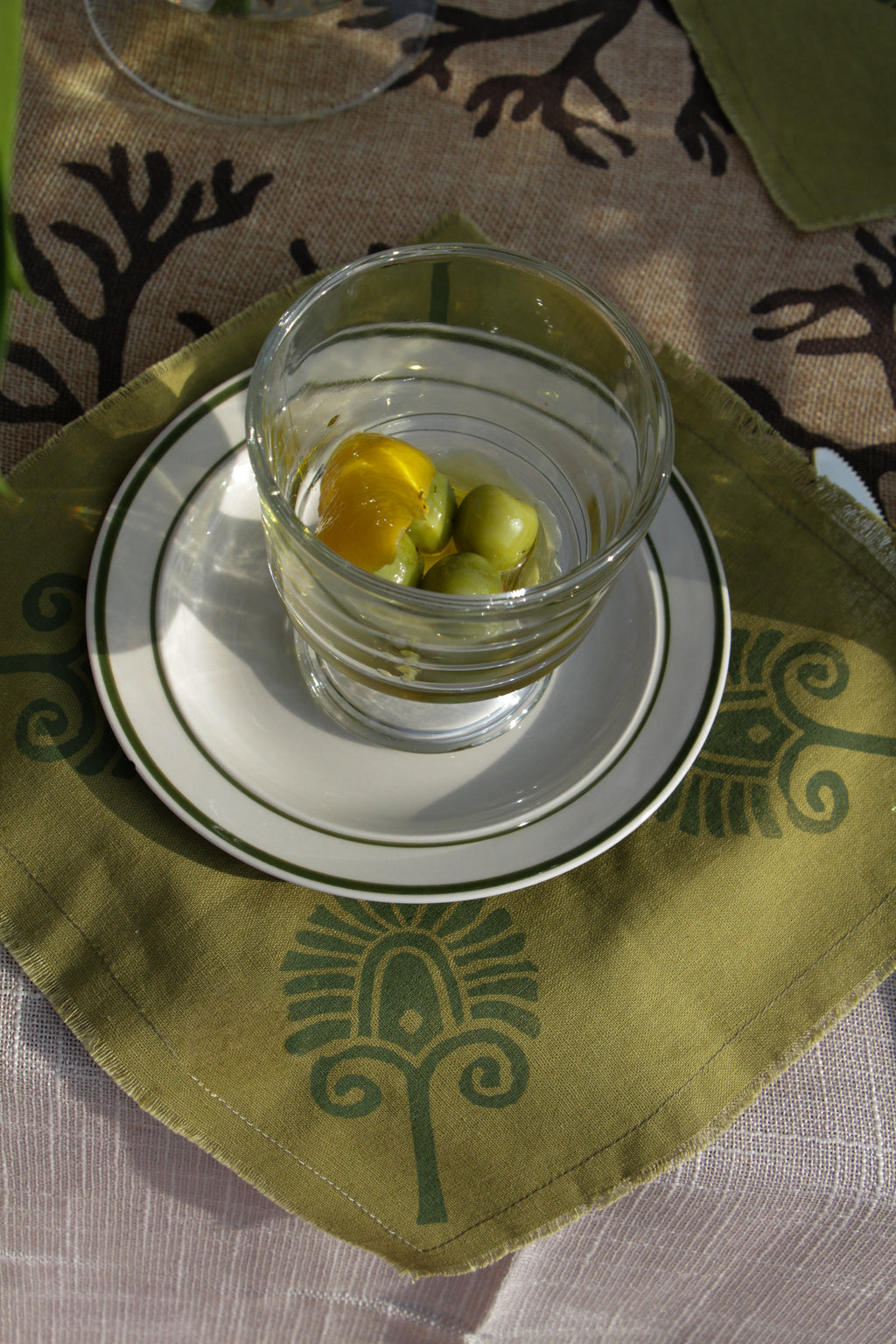 Olive Green Dinner Napkin