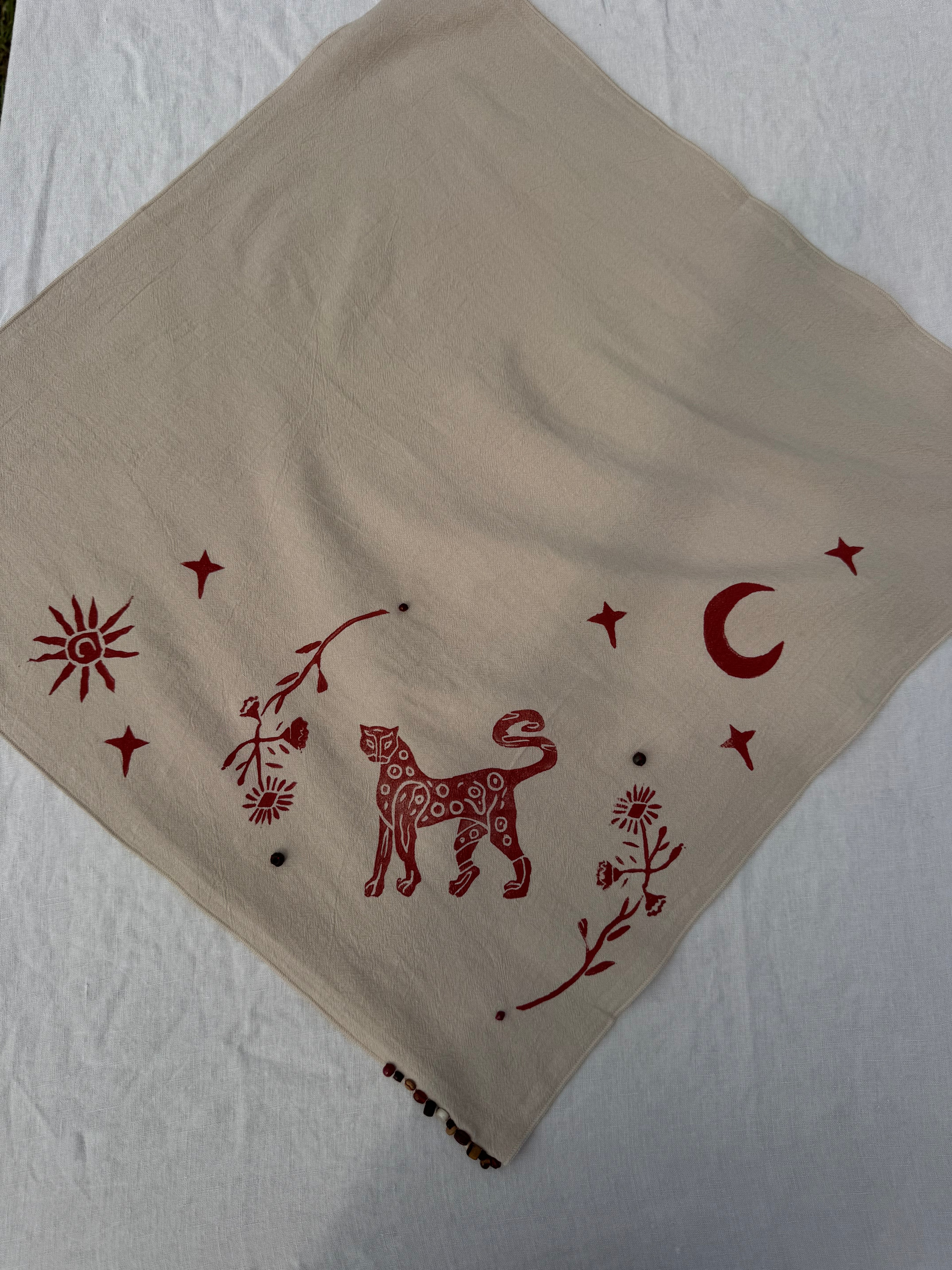 Natural Bandana: Wildflower Rising