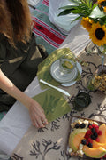 Olive Green Cocktail Napkin