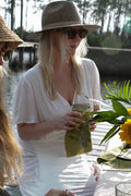 Hammered Green Glasses