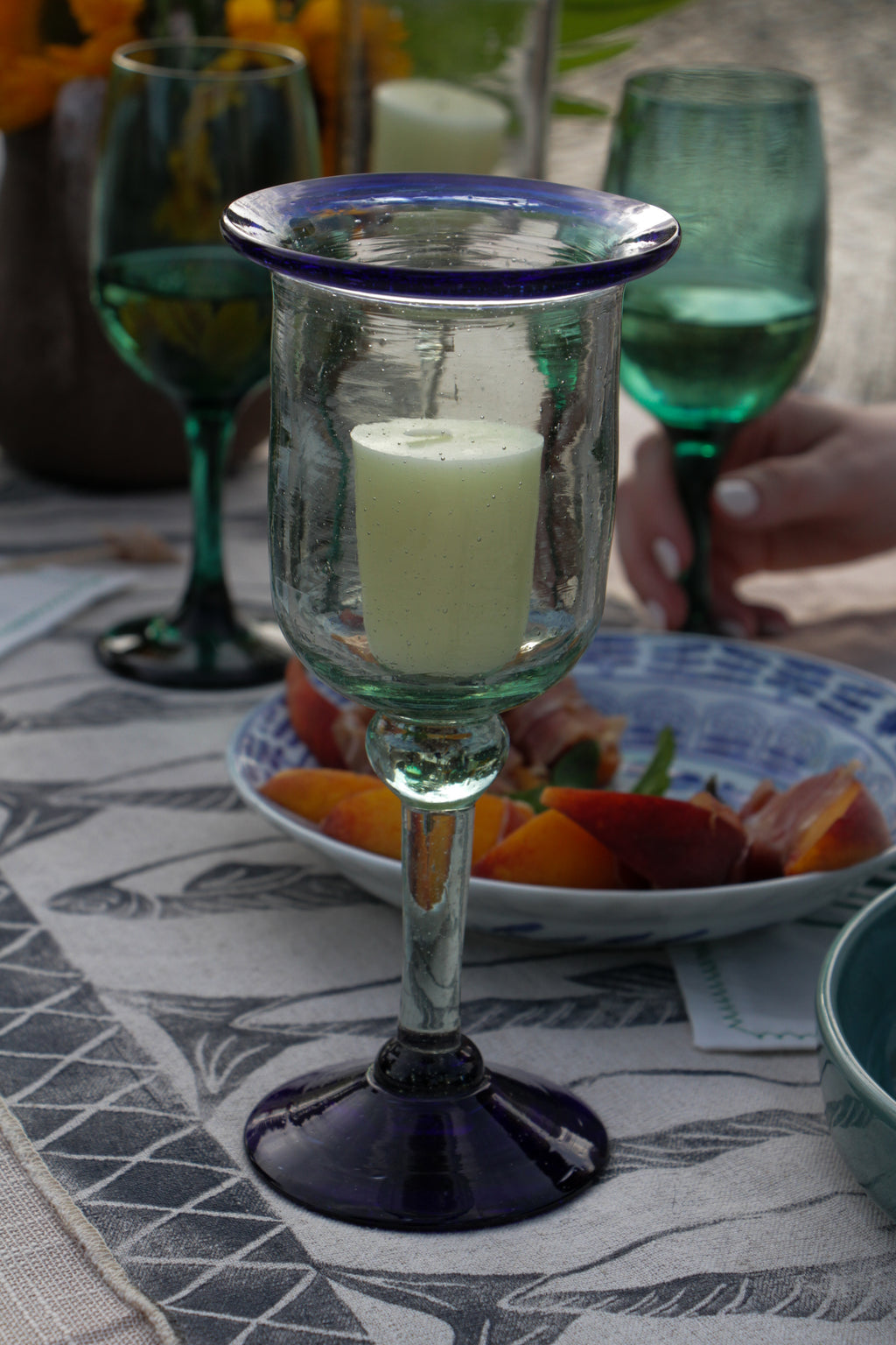 Sea Glass Votives