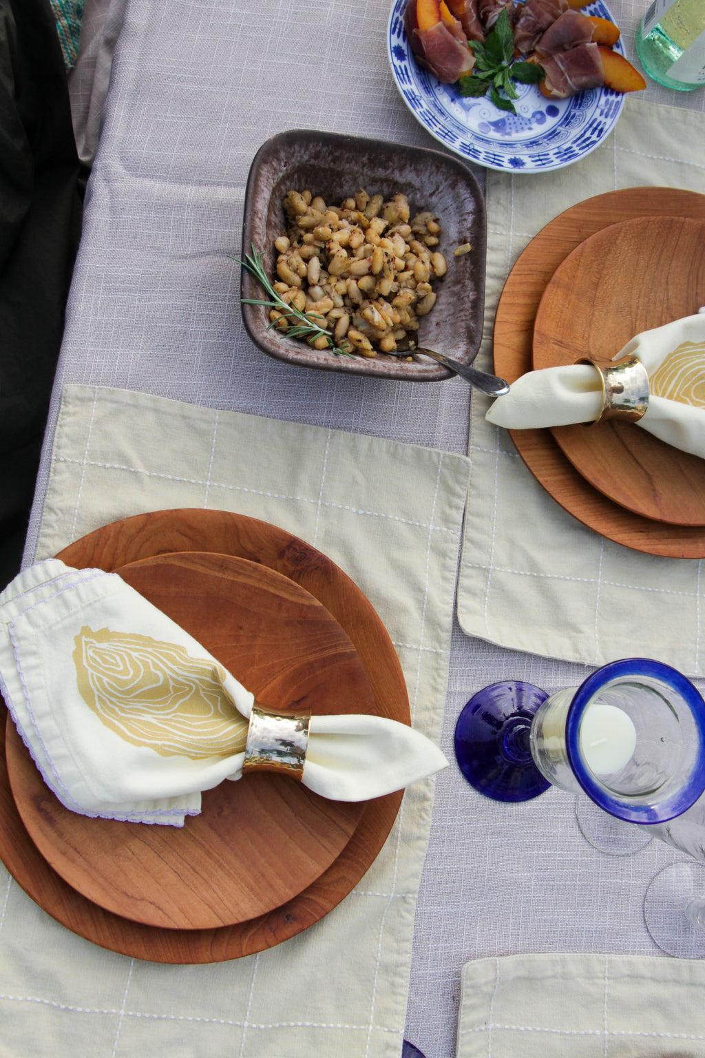 Yellow Oyster Cloth Napkins