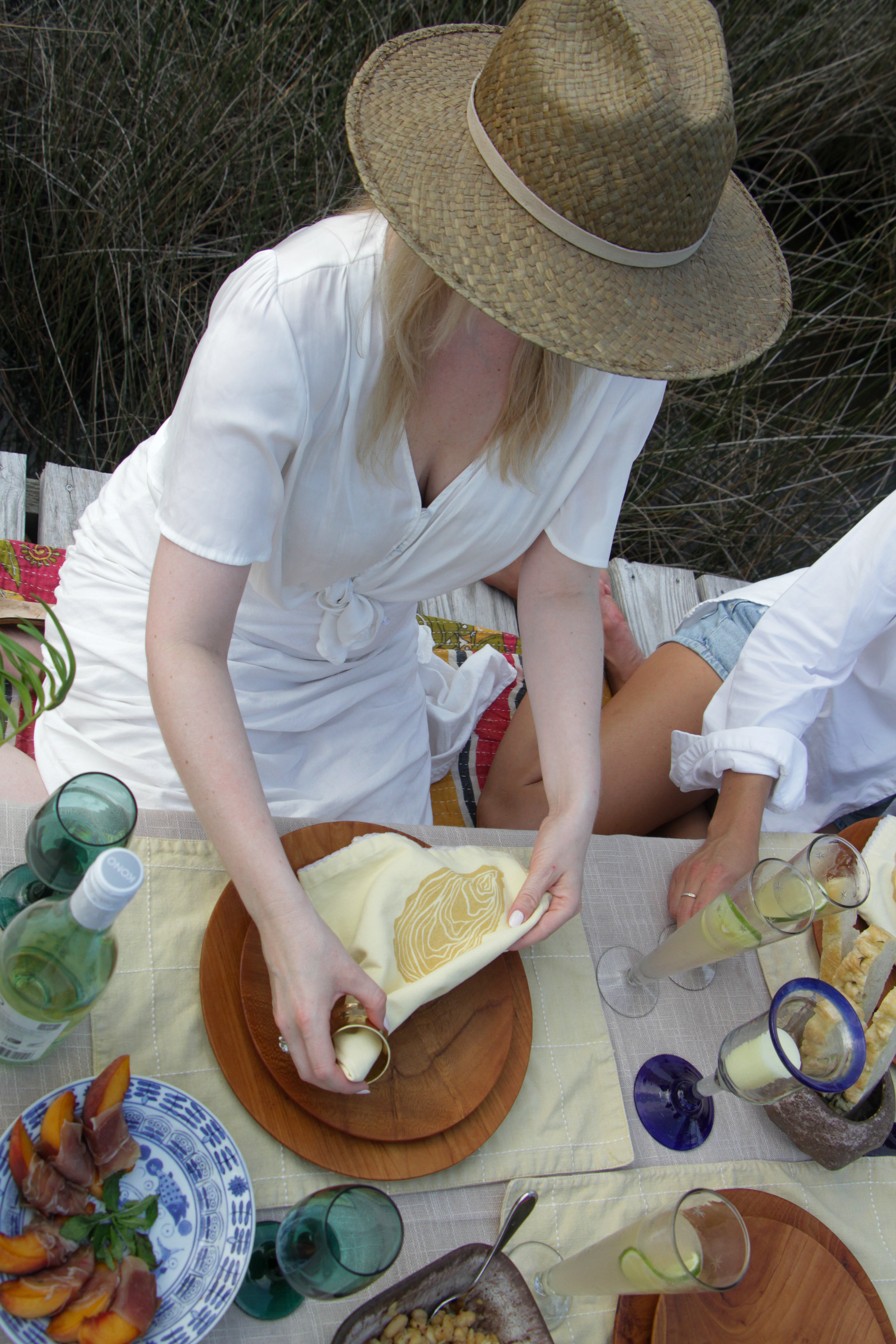 Yellow Oyster Cloth Napkins