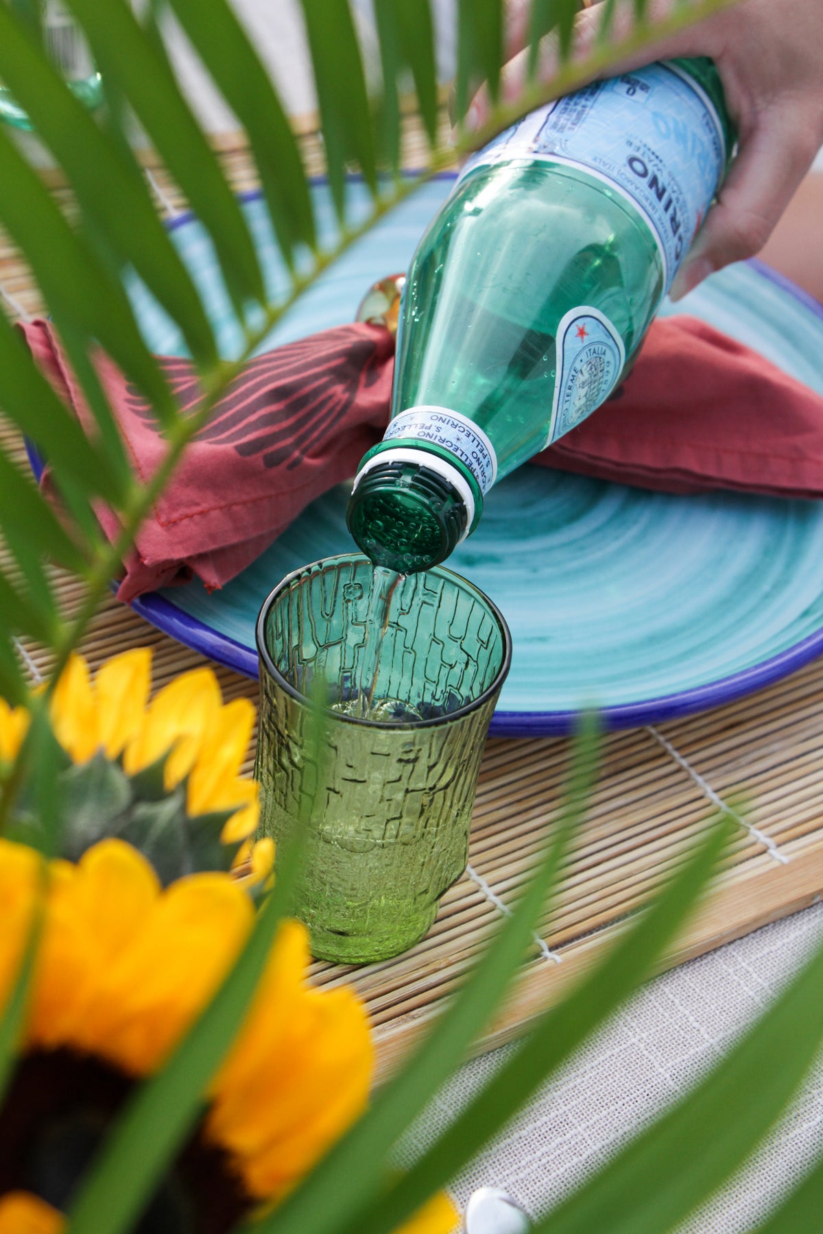 Green Bamboo Glass