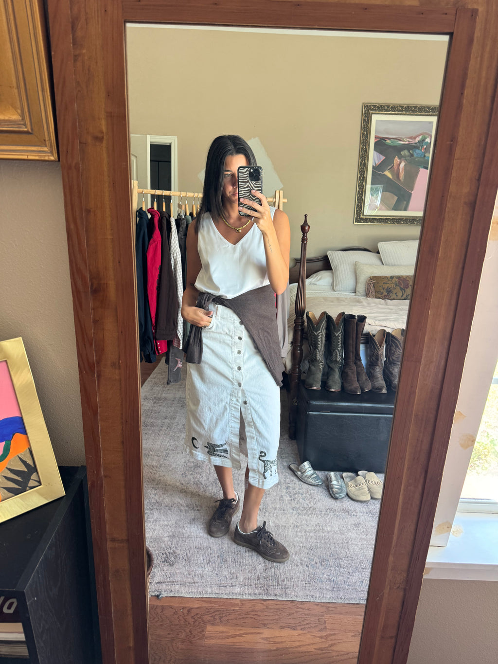 The Egyptian Denim Skirt