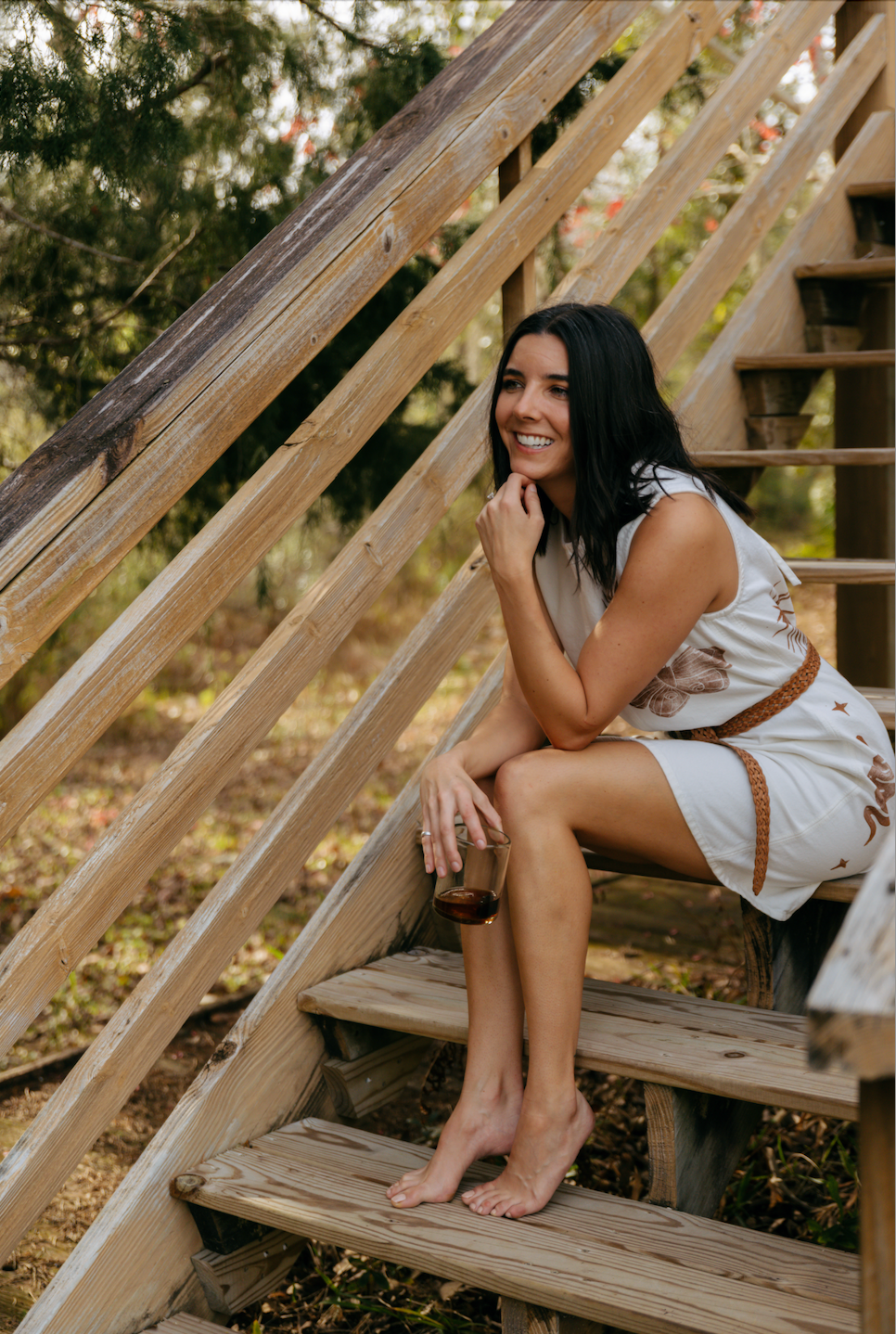 Coastal Denim Mini Dress