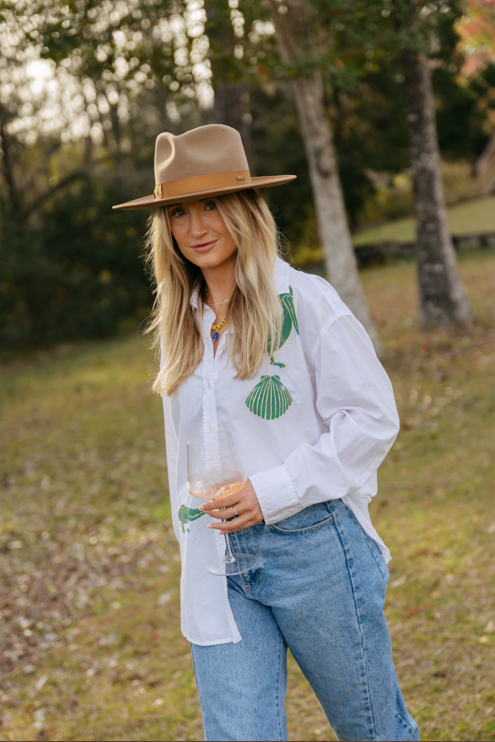 In the Mangroves Button Down