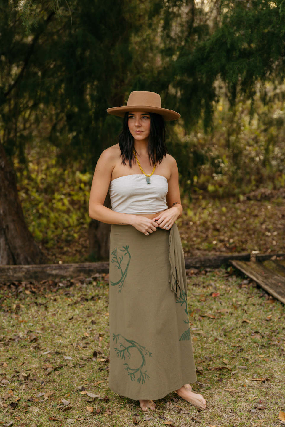 Seagrass Midi Skirt