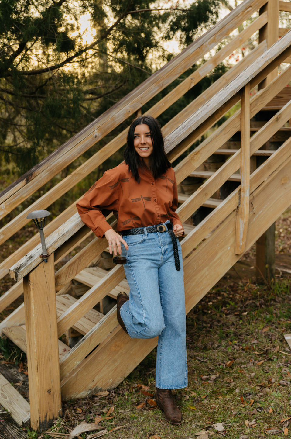 Dragonfly Fields Button Down