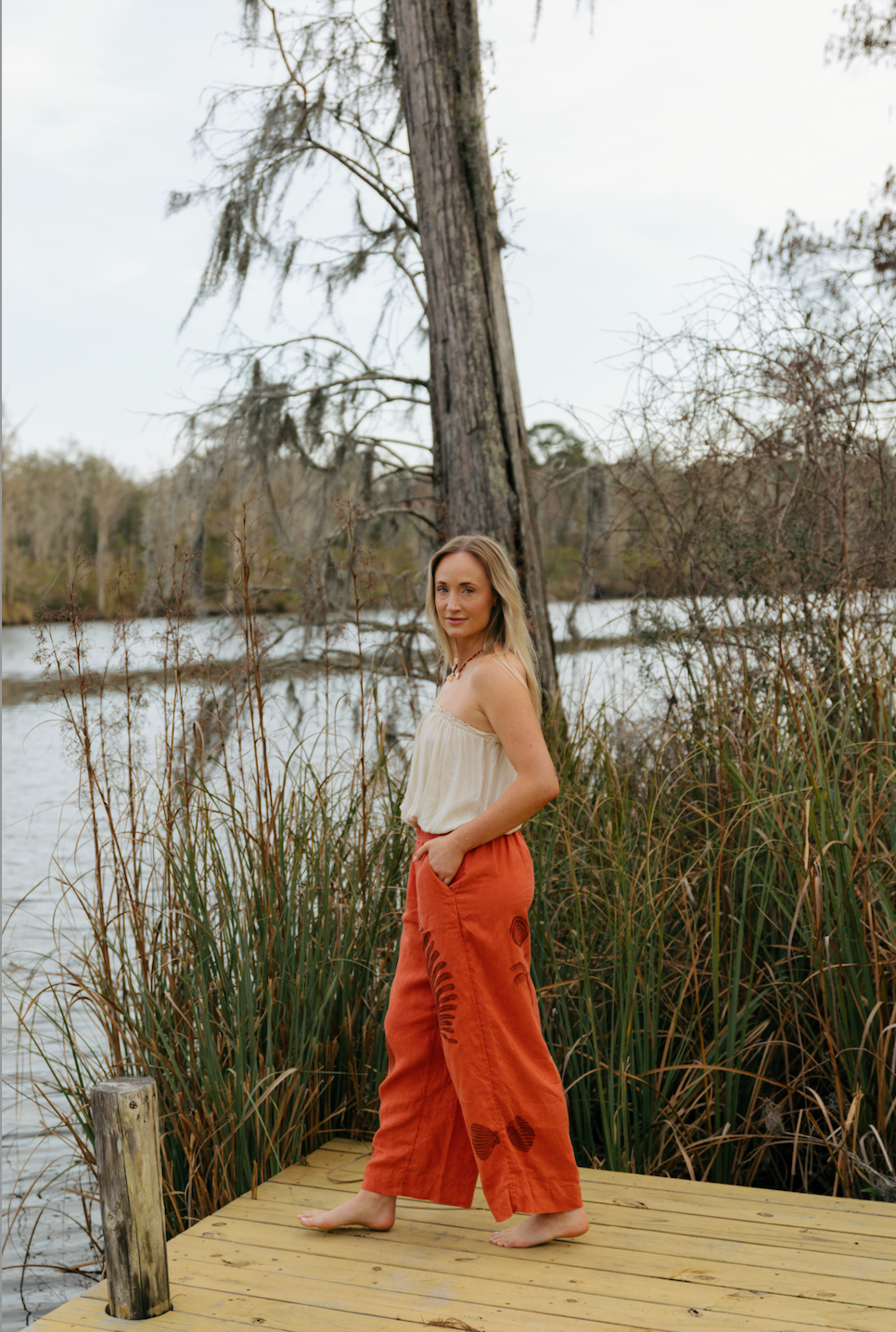 Terracotta Coastal Pants