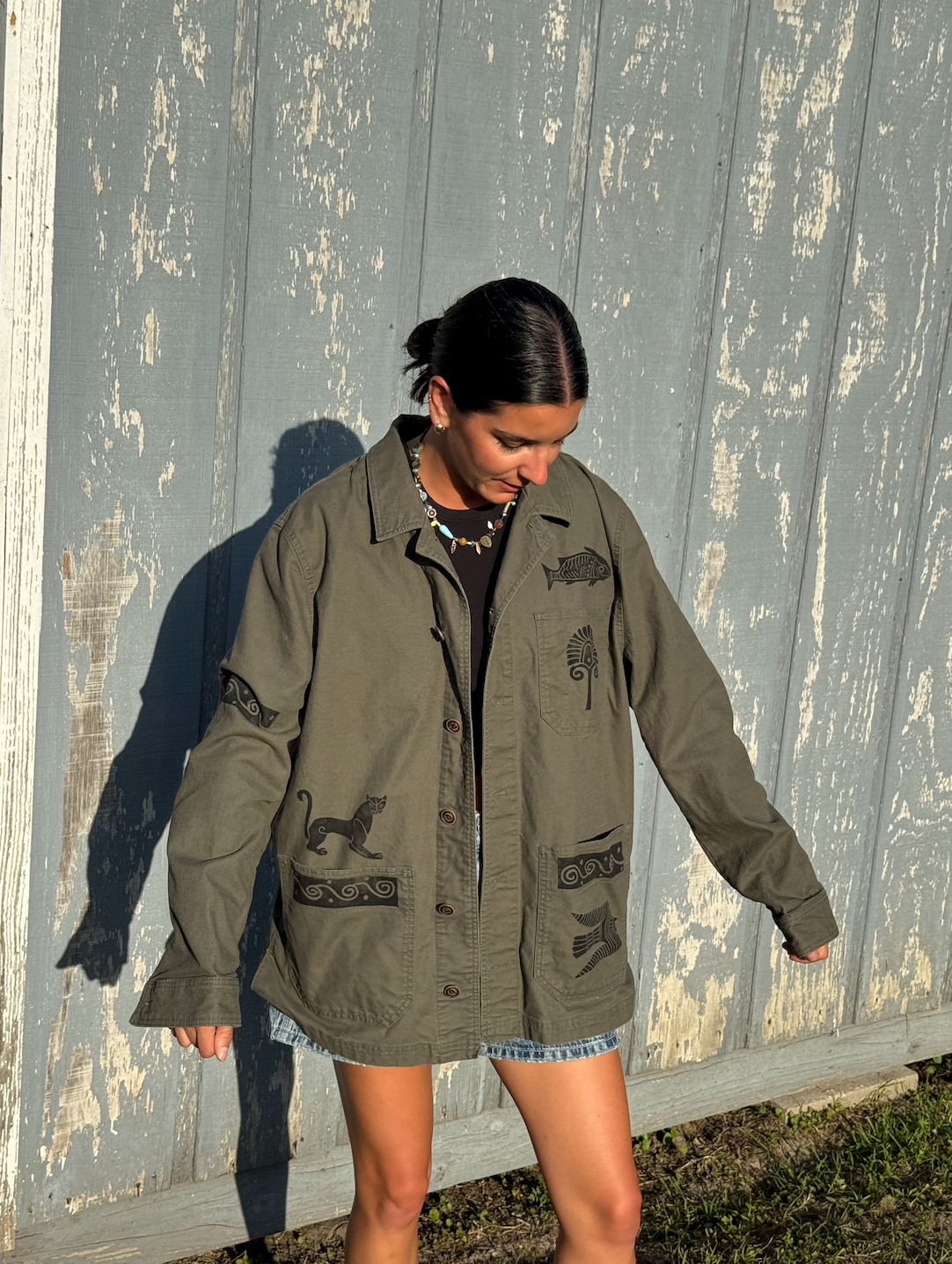 The Egyptian Series: Army Green Jacket