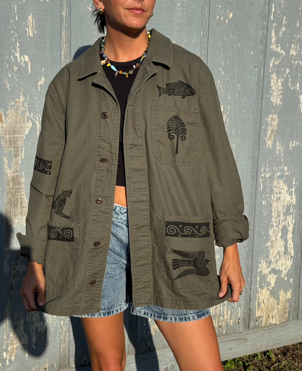 The Egyptian Series: Army Green Jacket