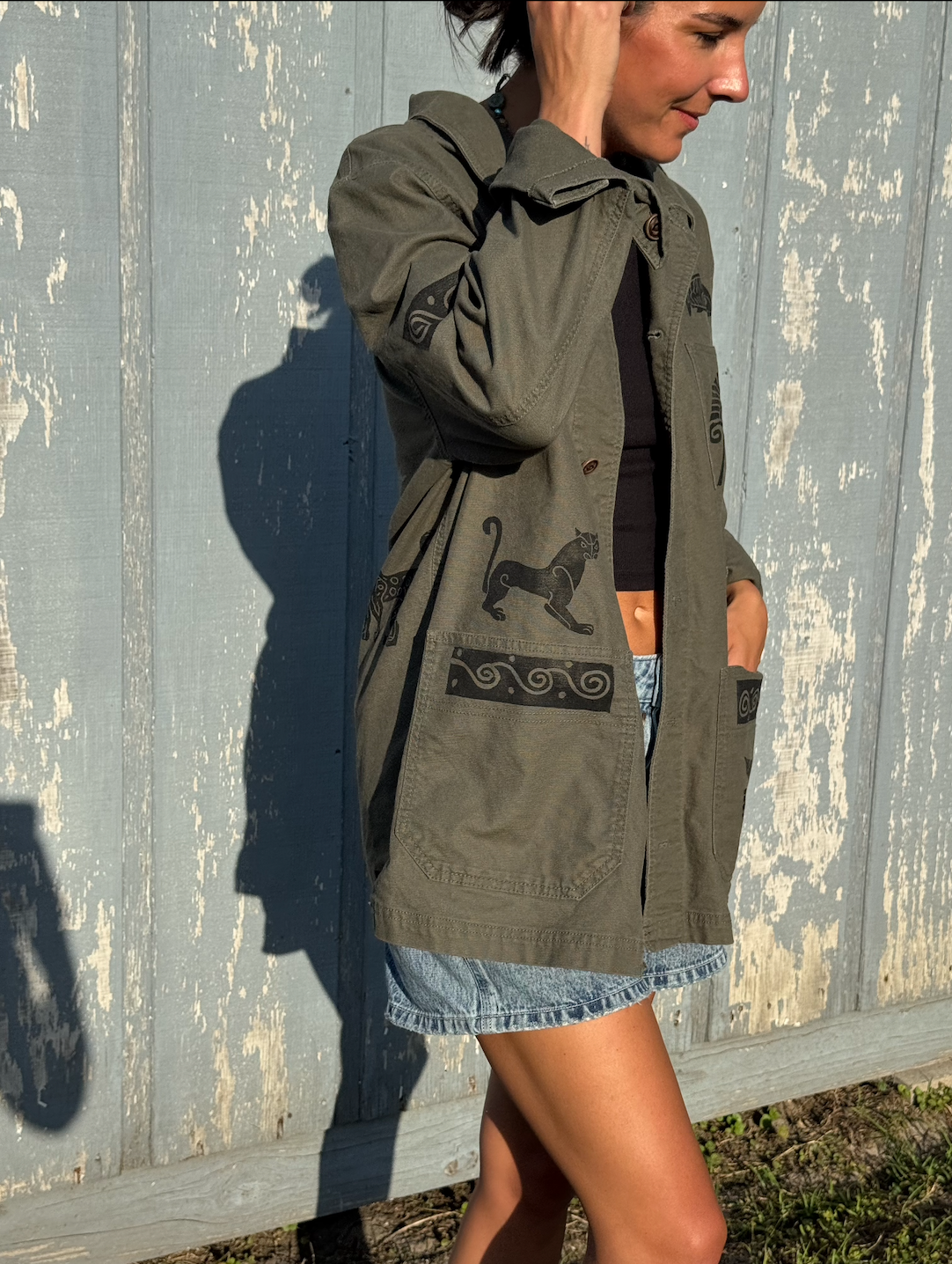 The Egyptian Series: Army Green Jacket