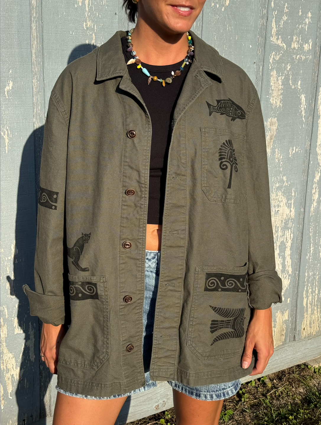 The Egyptian Series: Army Green Jacket
