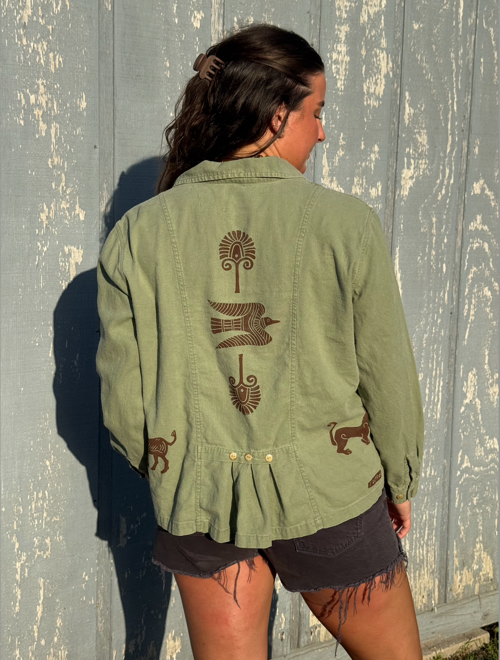 The Egyptian Series: Sage Green Button Down